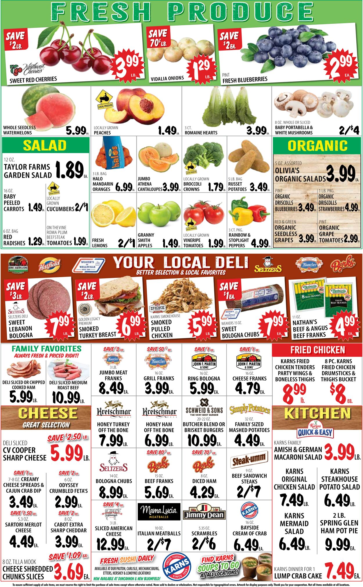 Catalogue Karns Quality Foods from 07/29/2025