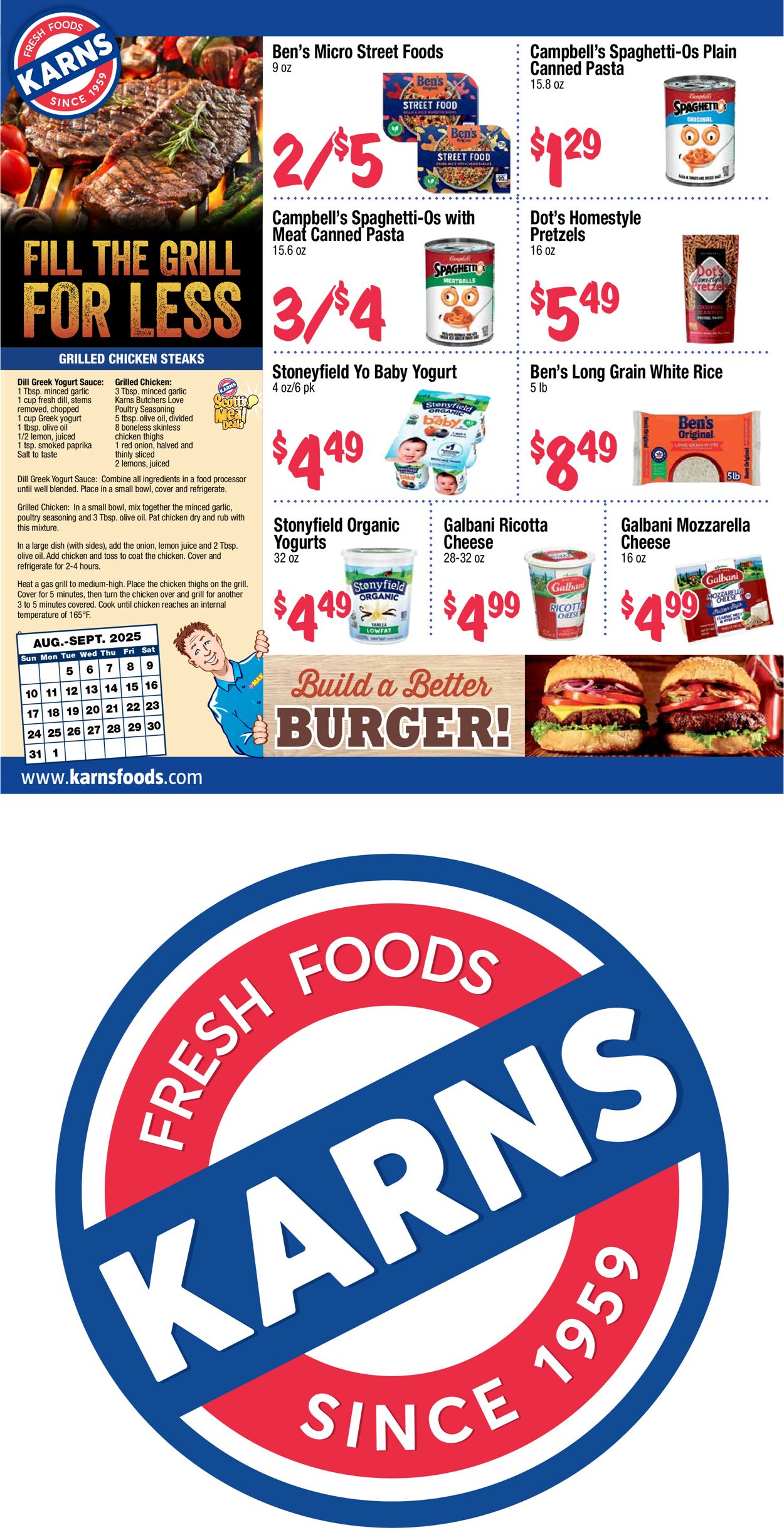Catalogue Karns Quality Foods from 08/05/2025