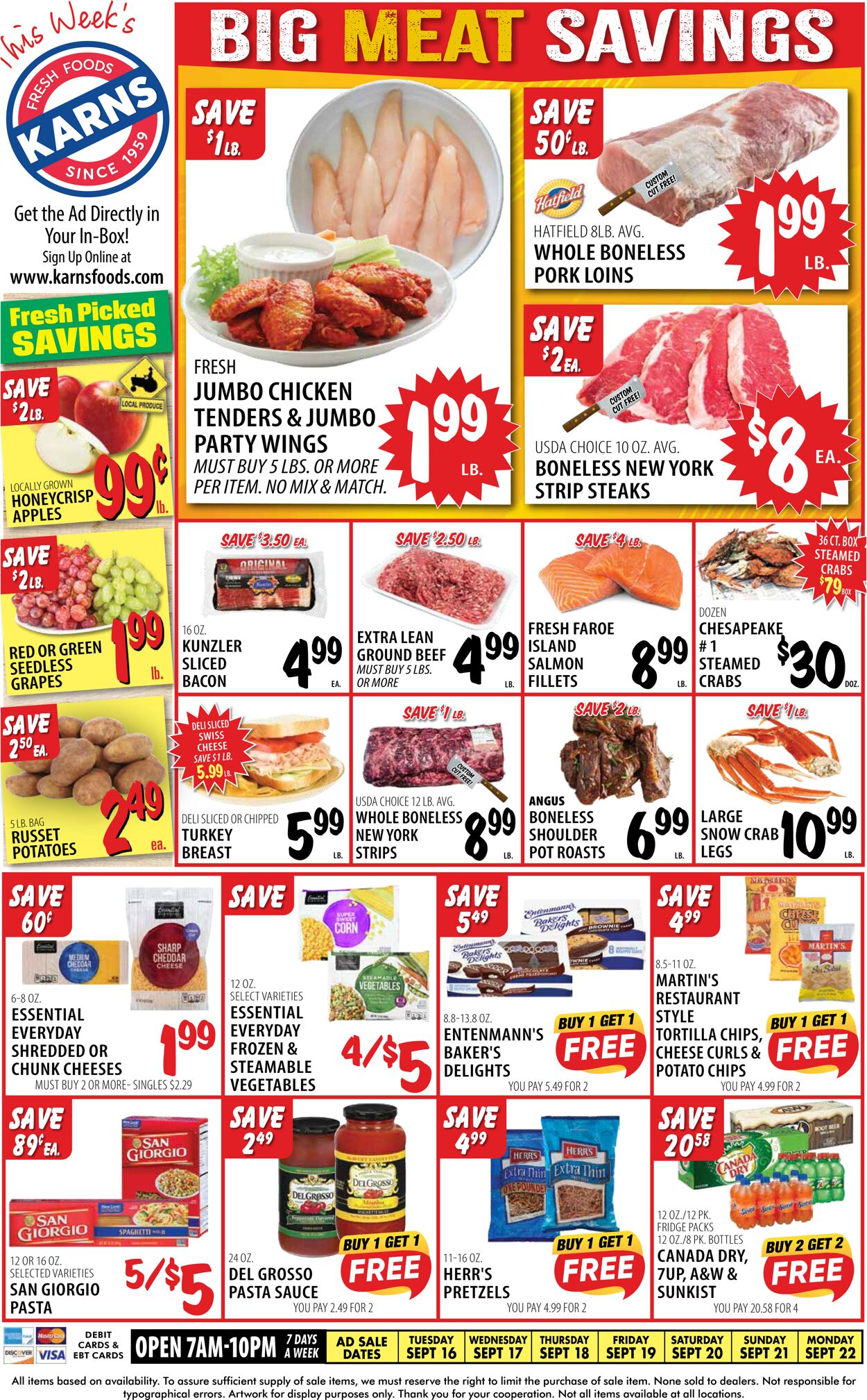 Catalogue Karns Quality Foods from 09/16/2025