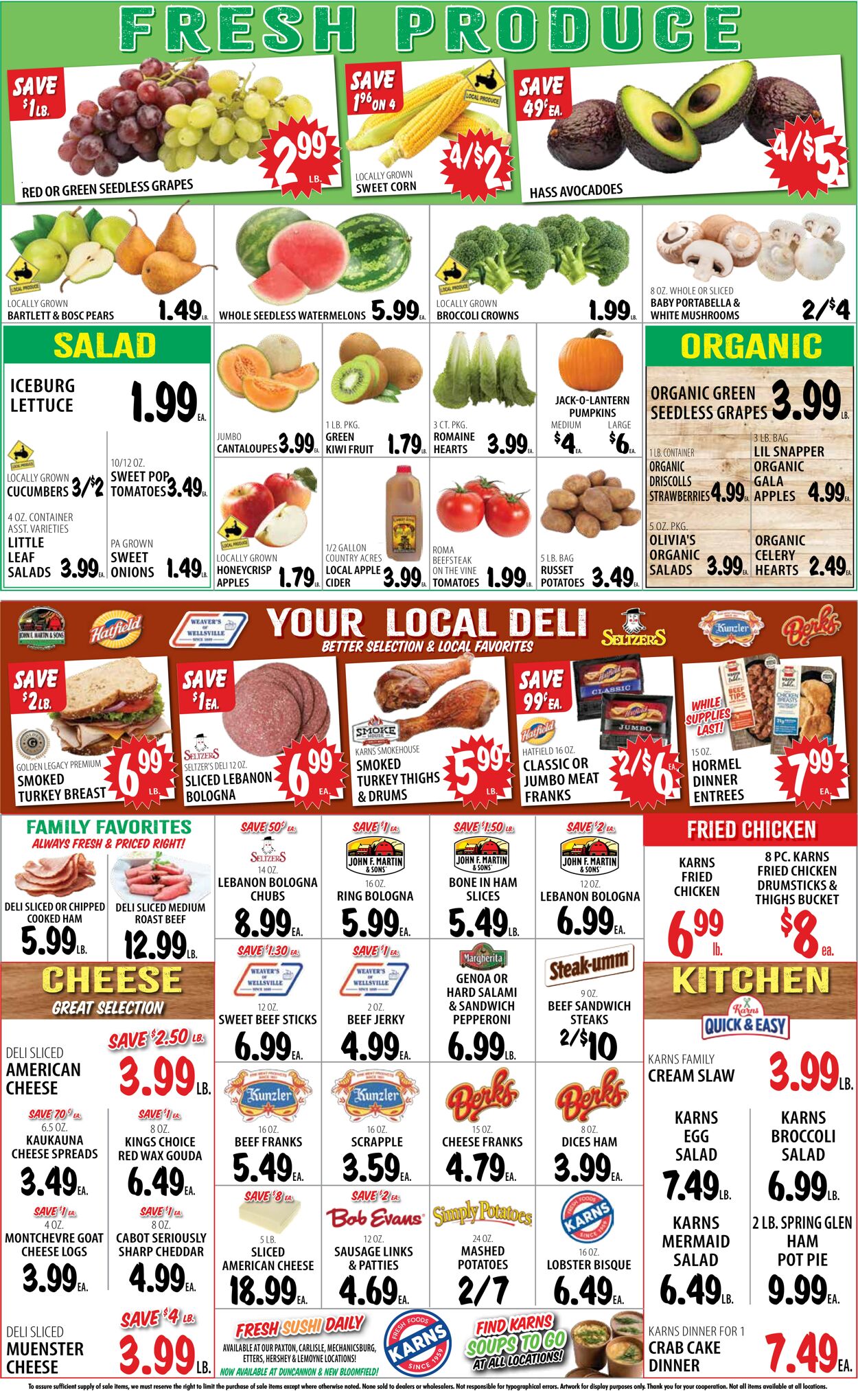 Catalogue Karns Quality Foods from 09/23/2025