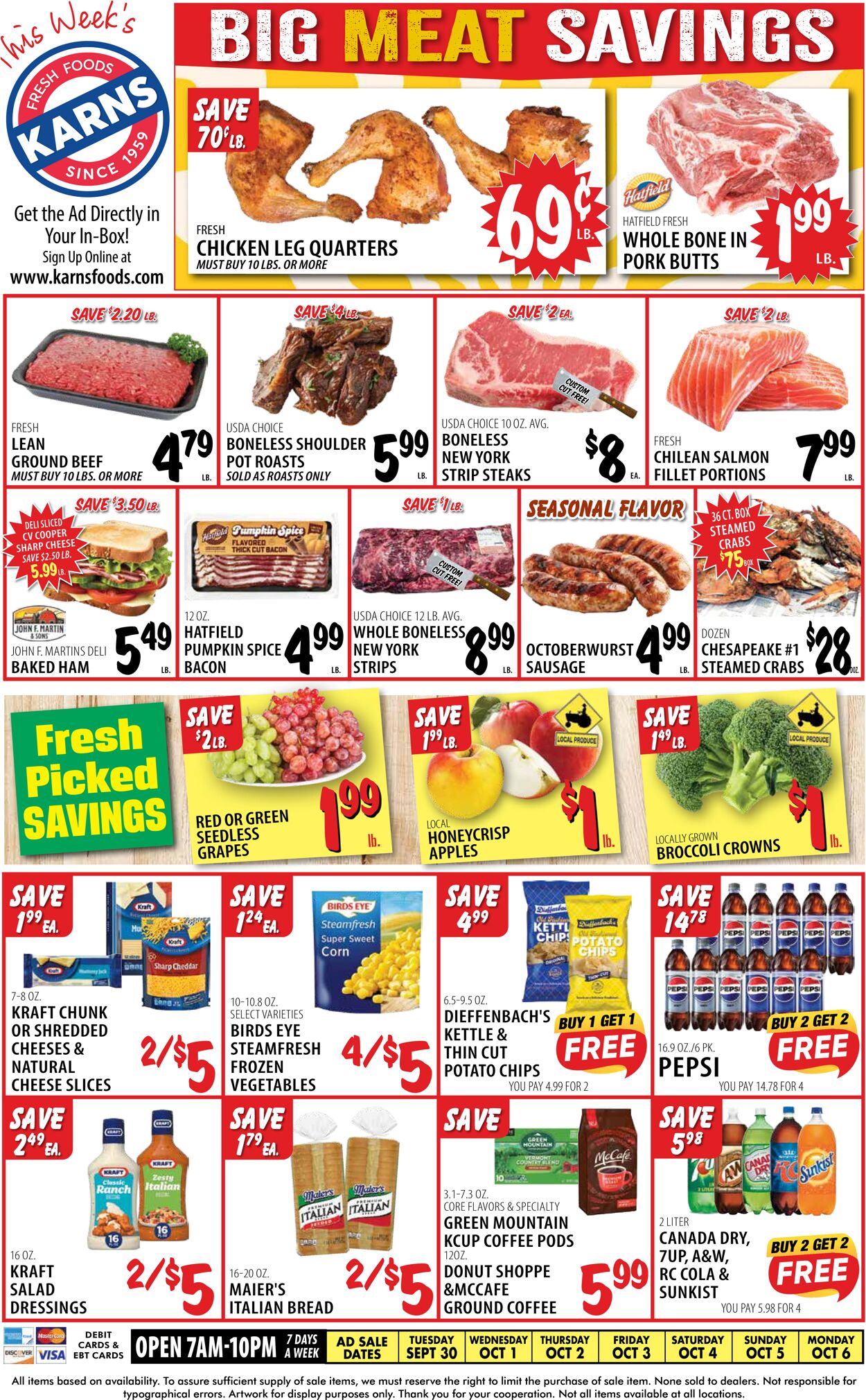Catalogue Karns Quality Foods from 09/30/2025