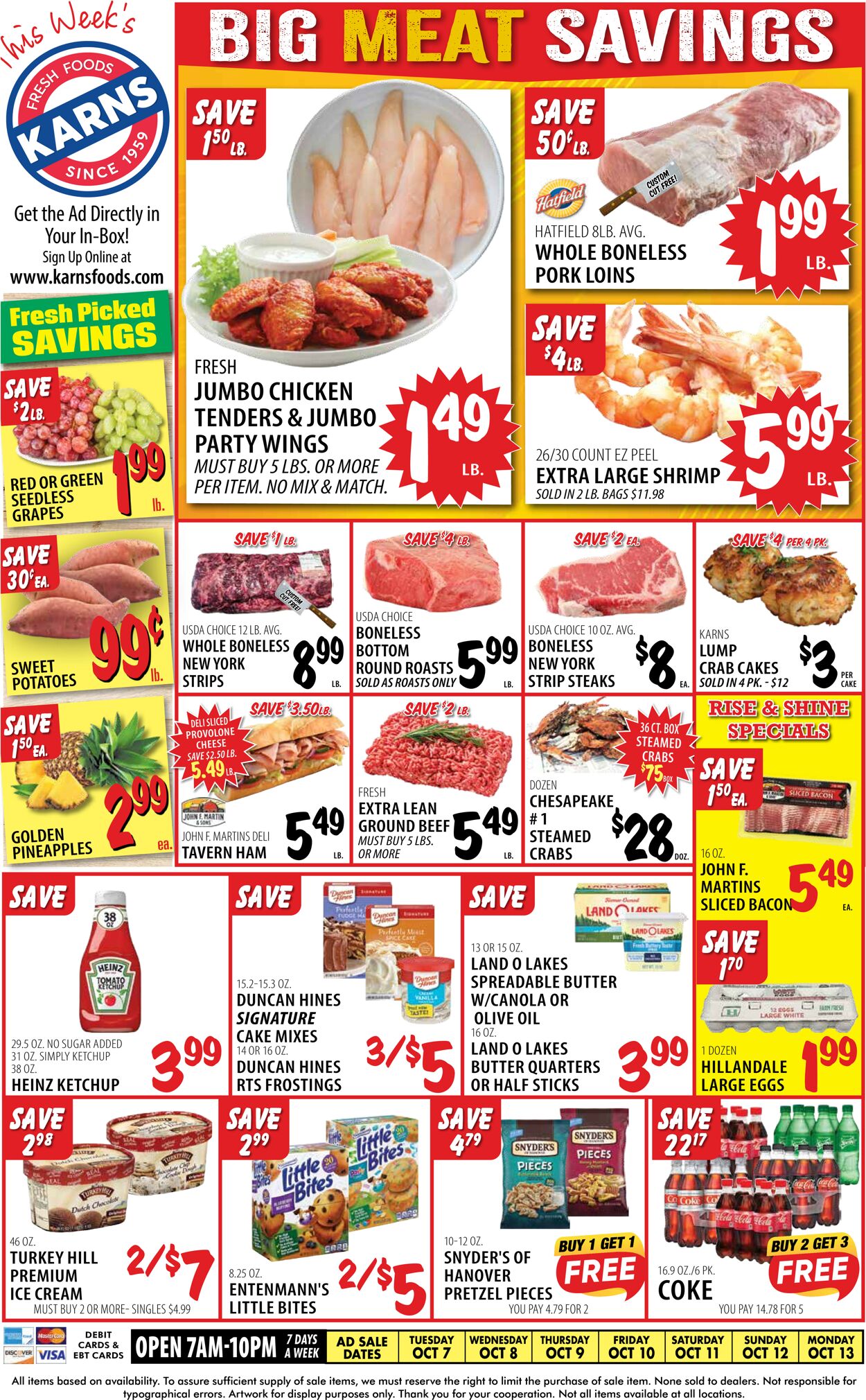 Catalogue Karns Quality Foods from 10/07/2025