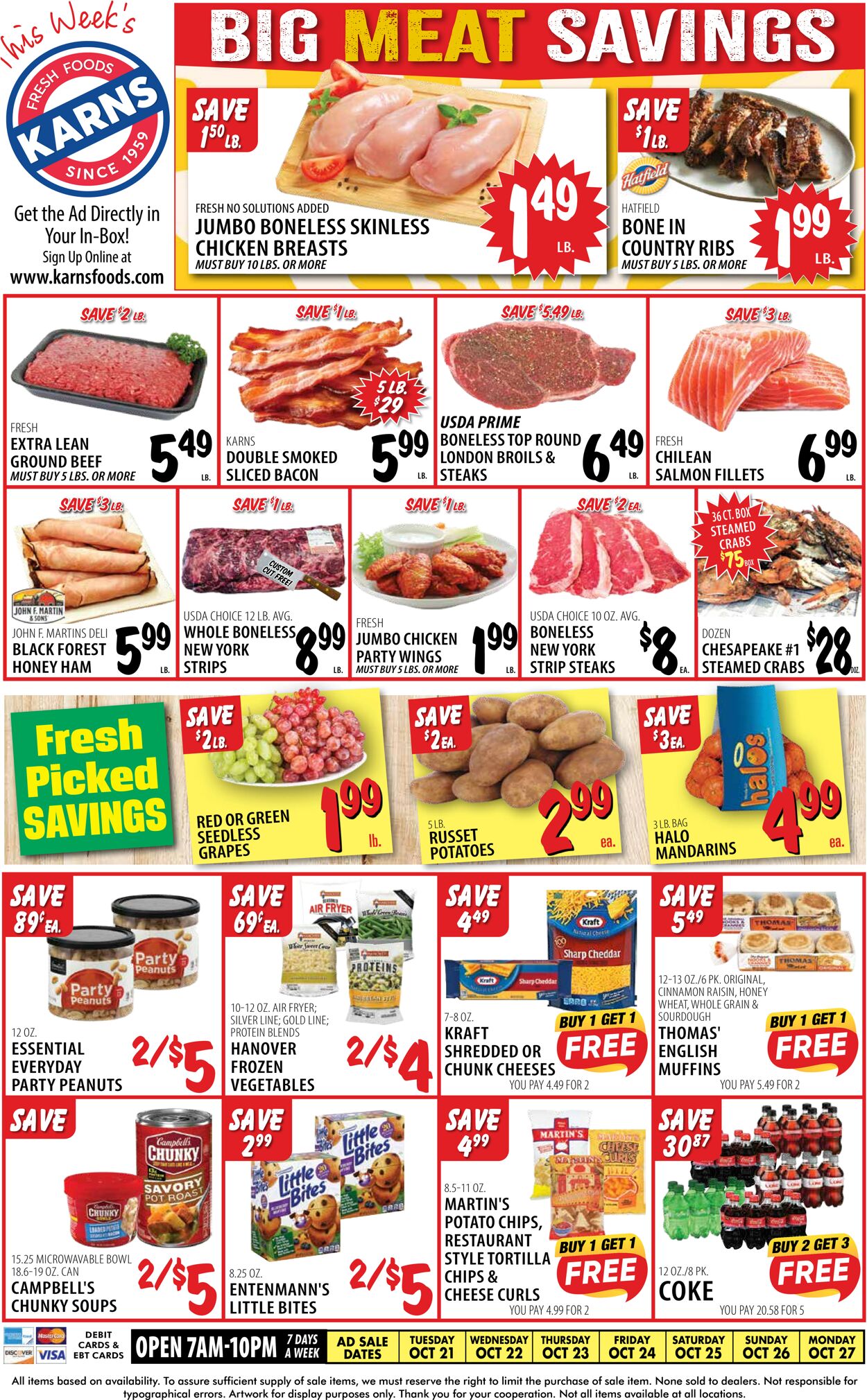 Catalogue Karns Quality Foods from 10/21/2025