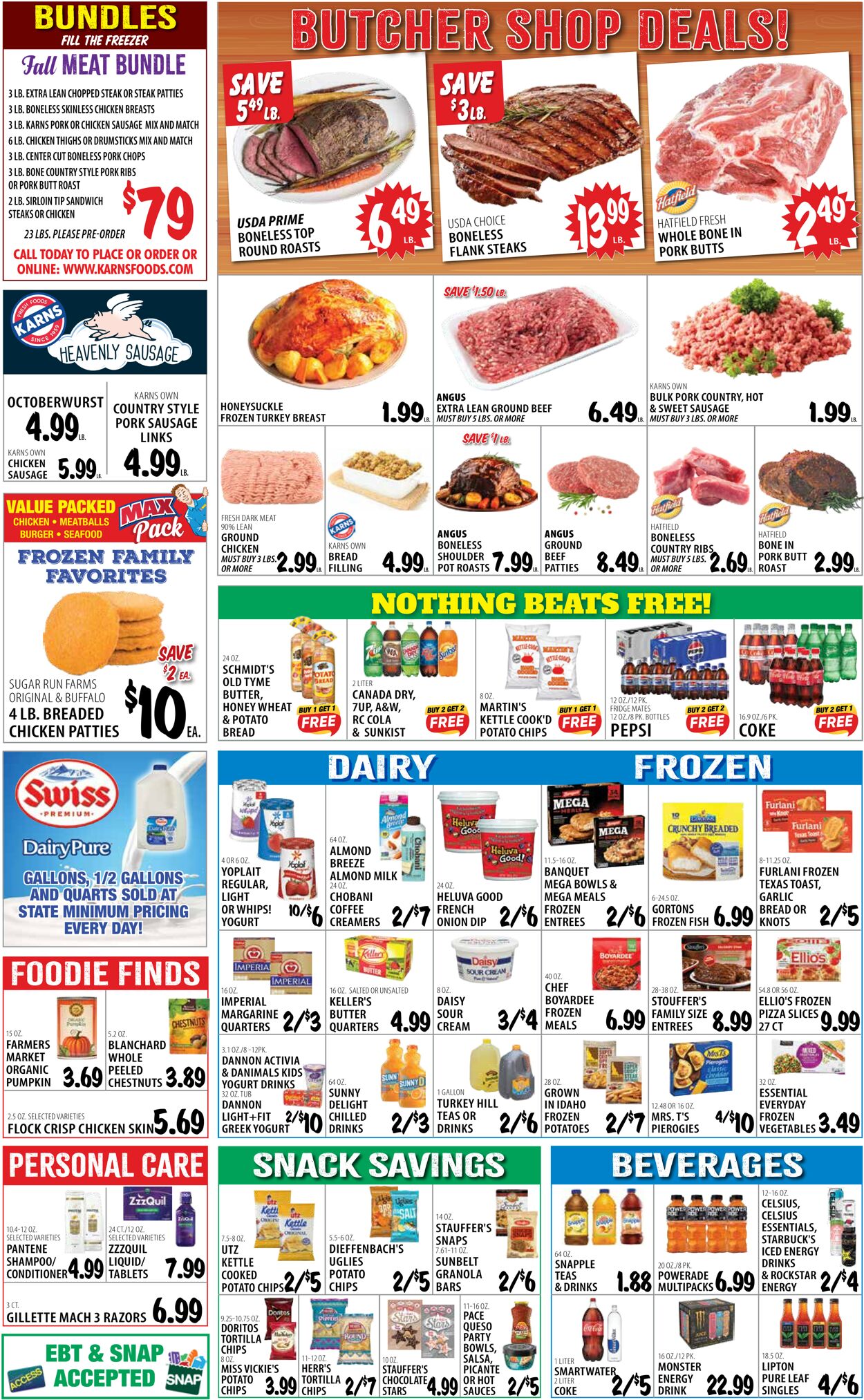 Catalogue Karns Quality Foods from 10/21/2025