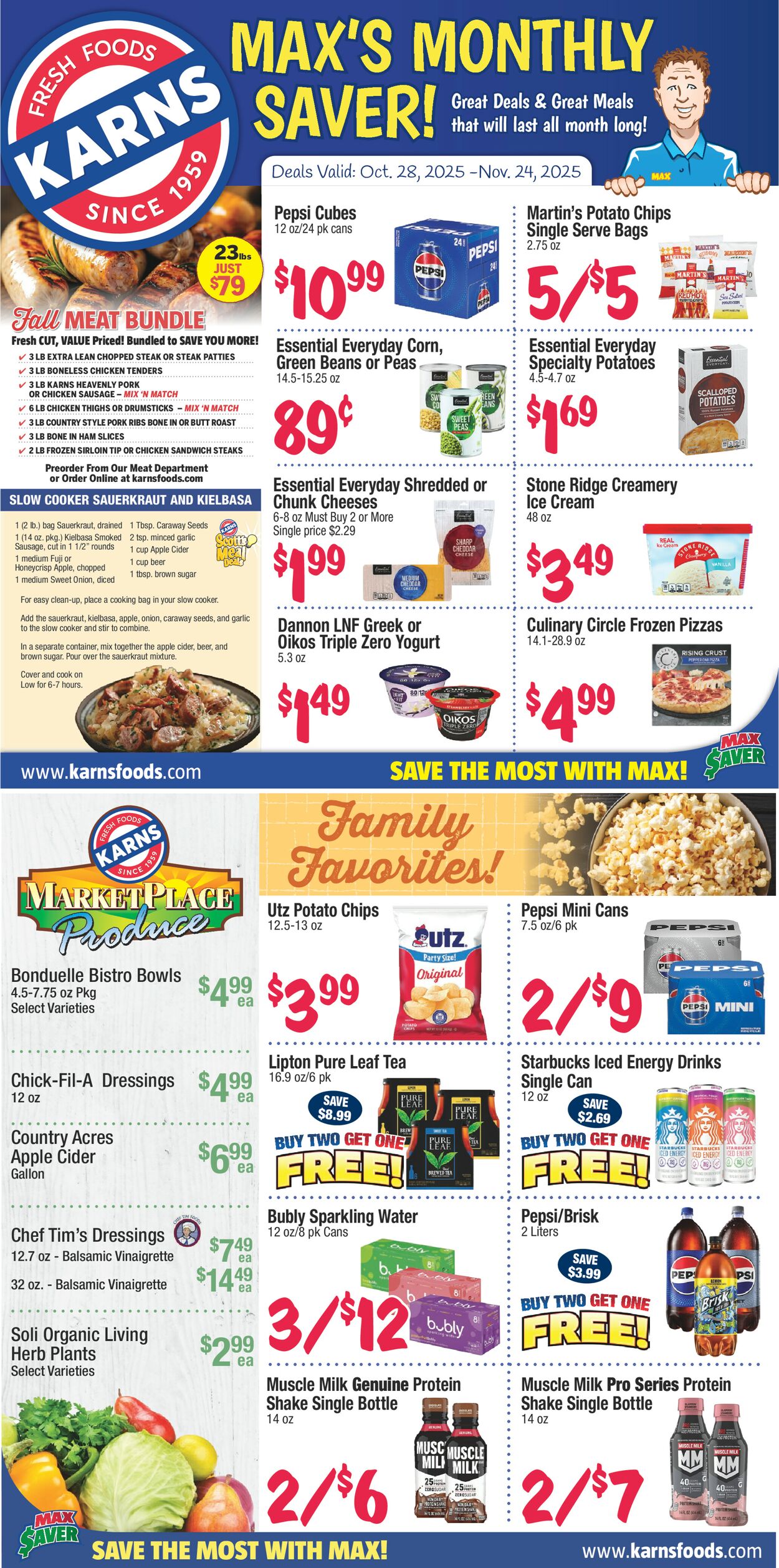 Catalogue Karns Quality Foods from 10/28/2025
