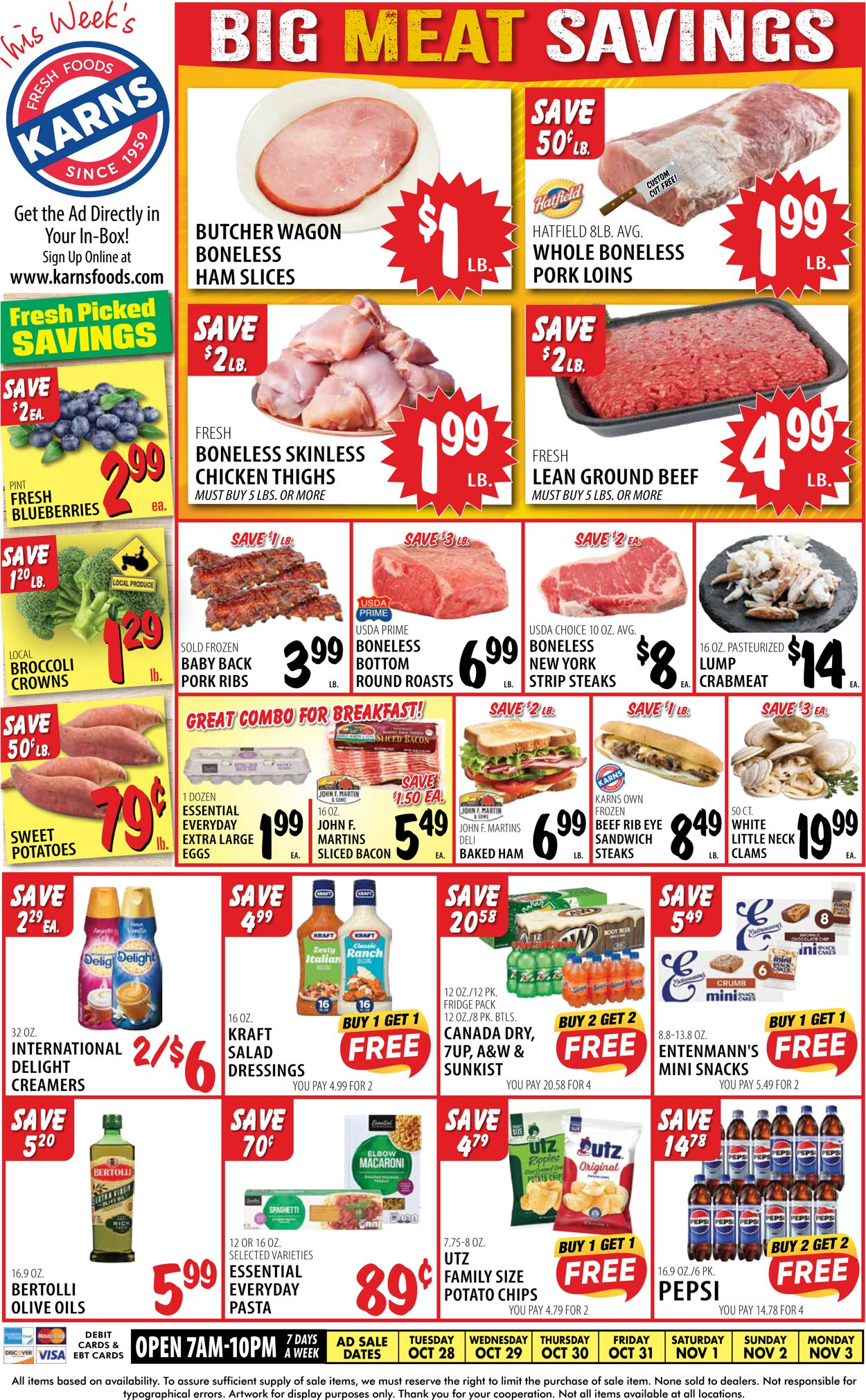 Catalogue Karns Quality Foods from 10/28/2025