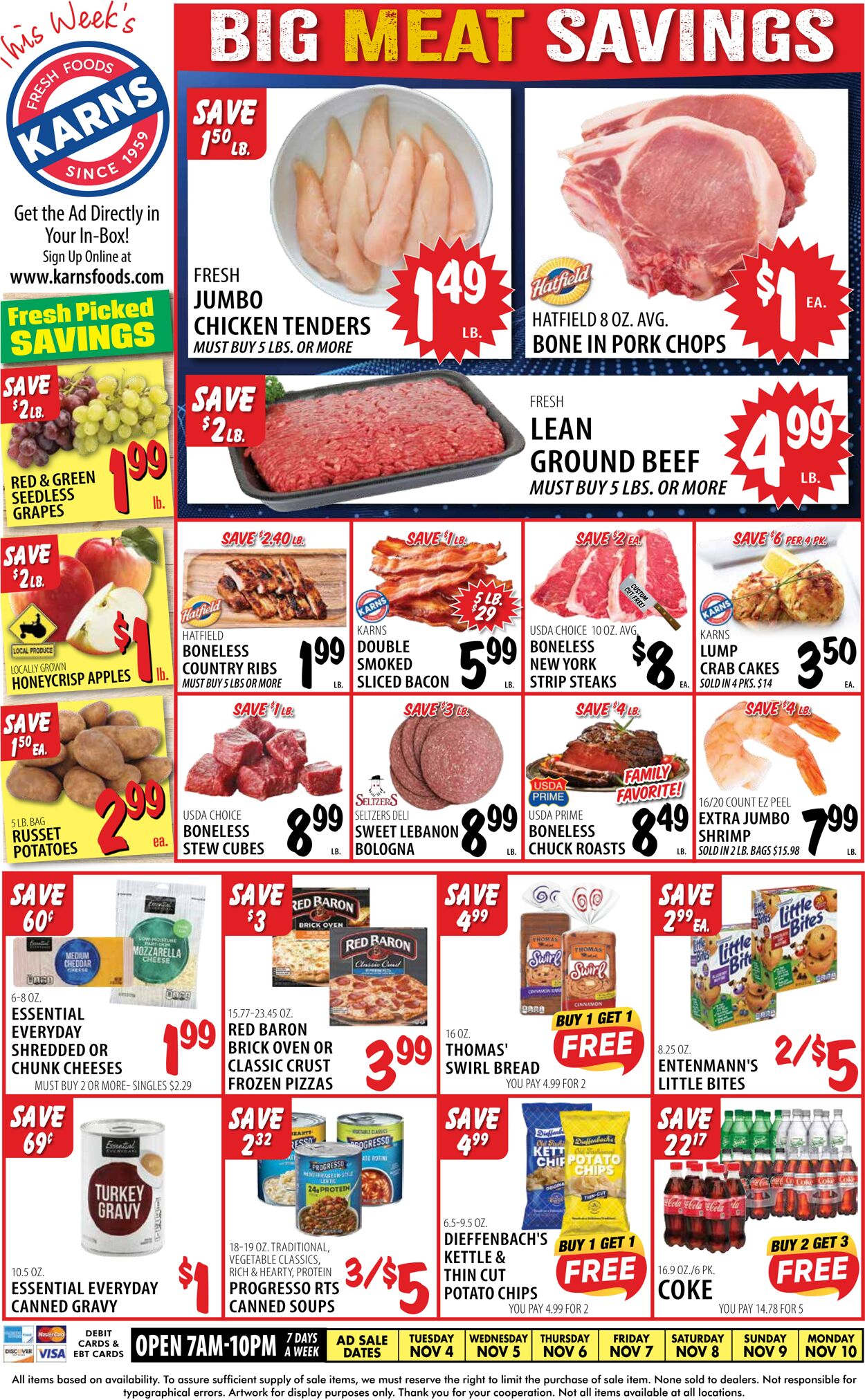 Catalogue Karns Quality Foods from 11/04/2025