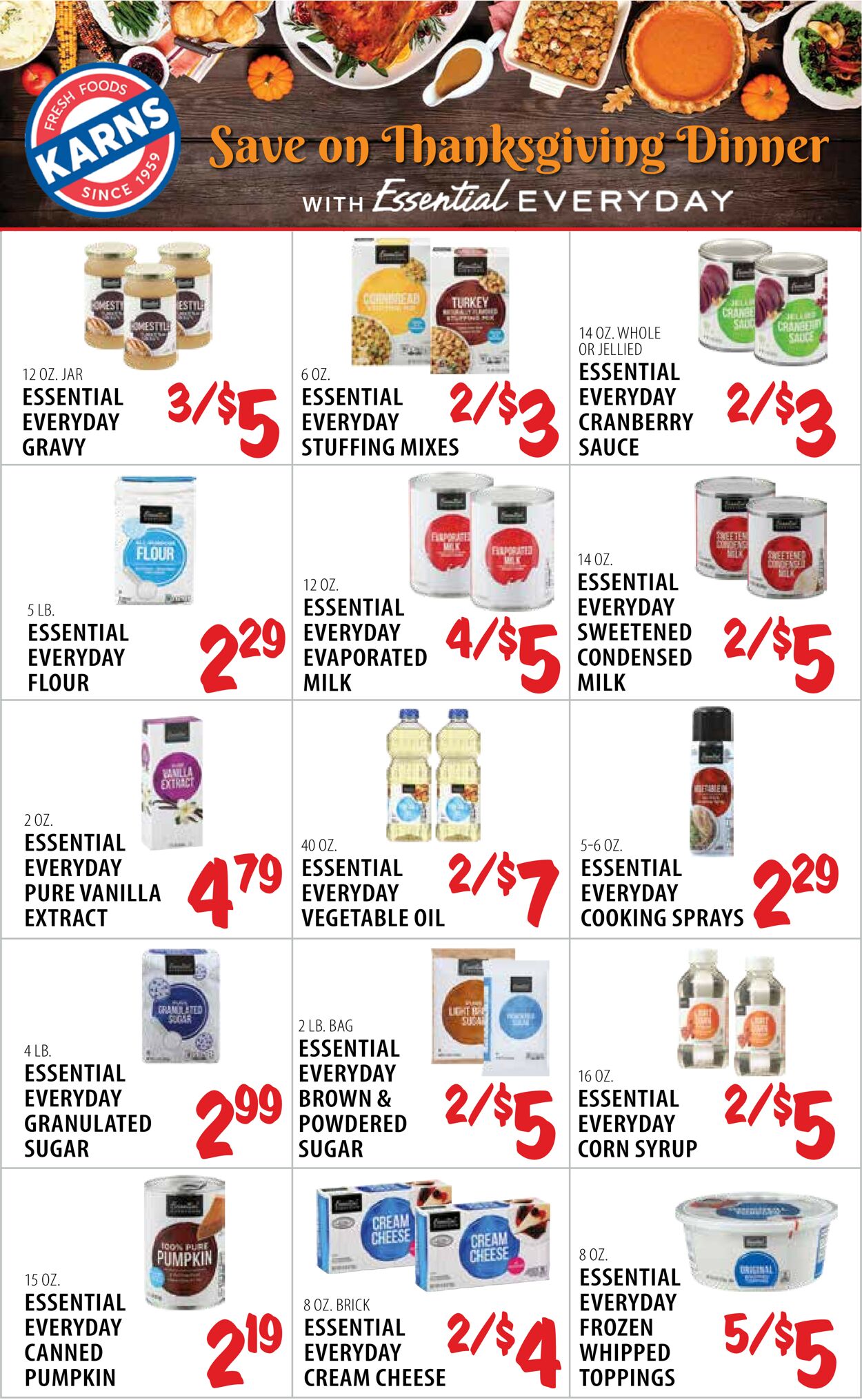 Catalogue Karns Quality Foods from 11/11/2025