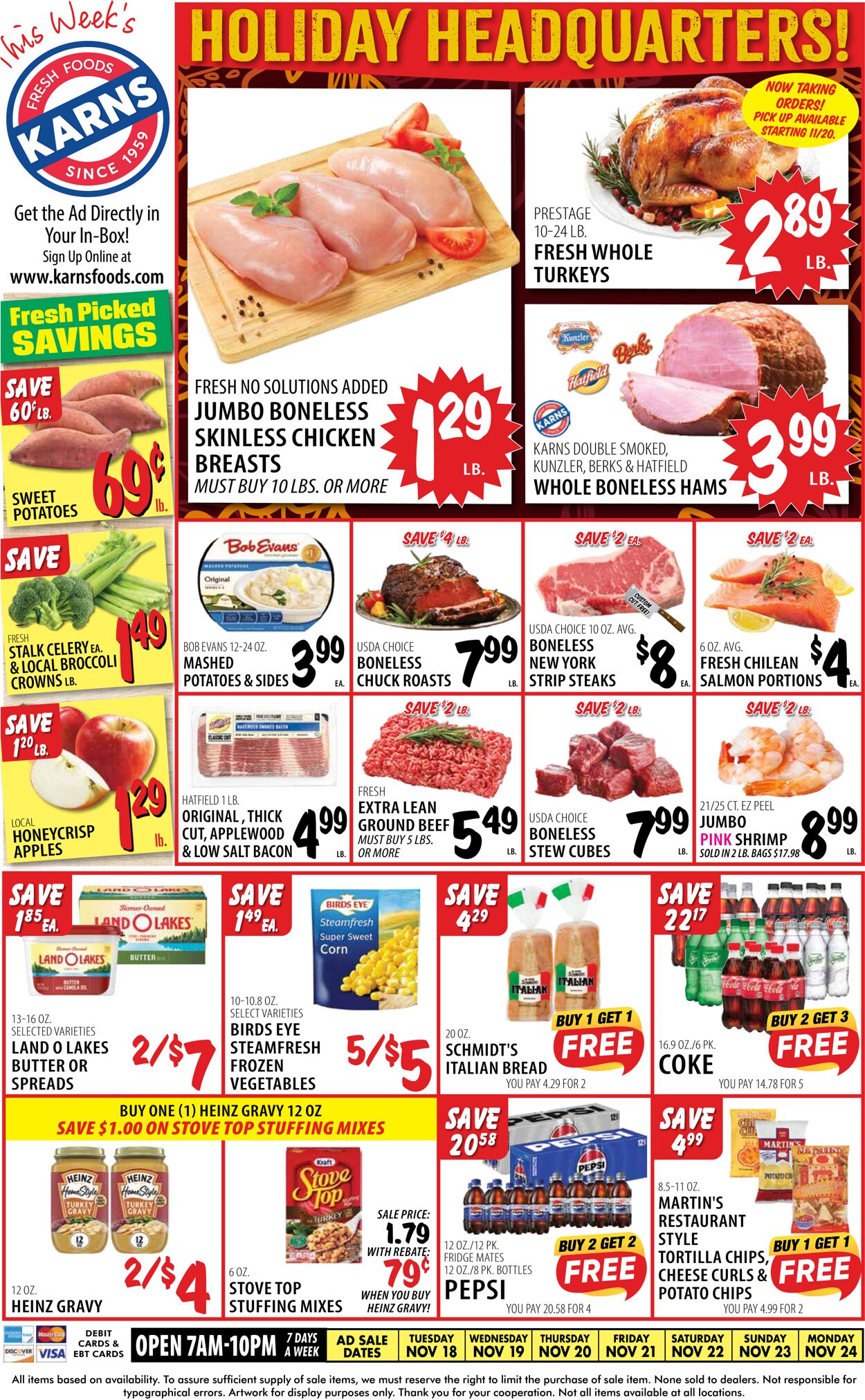 Catalogue Karns Quality Foods from 11/18/2025