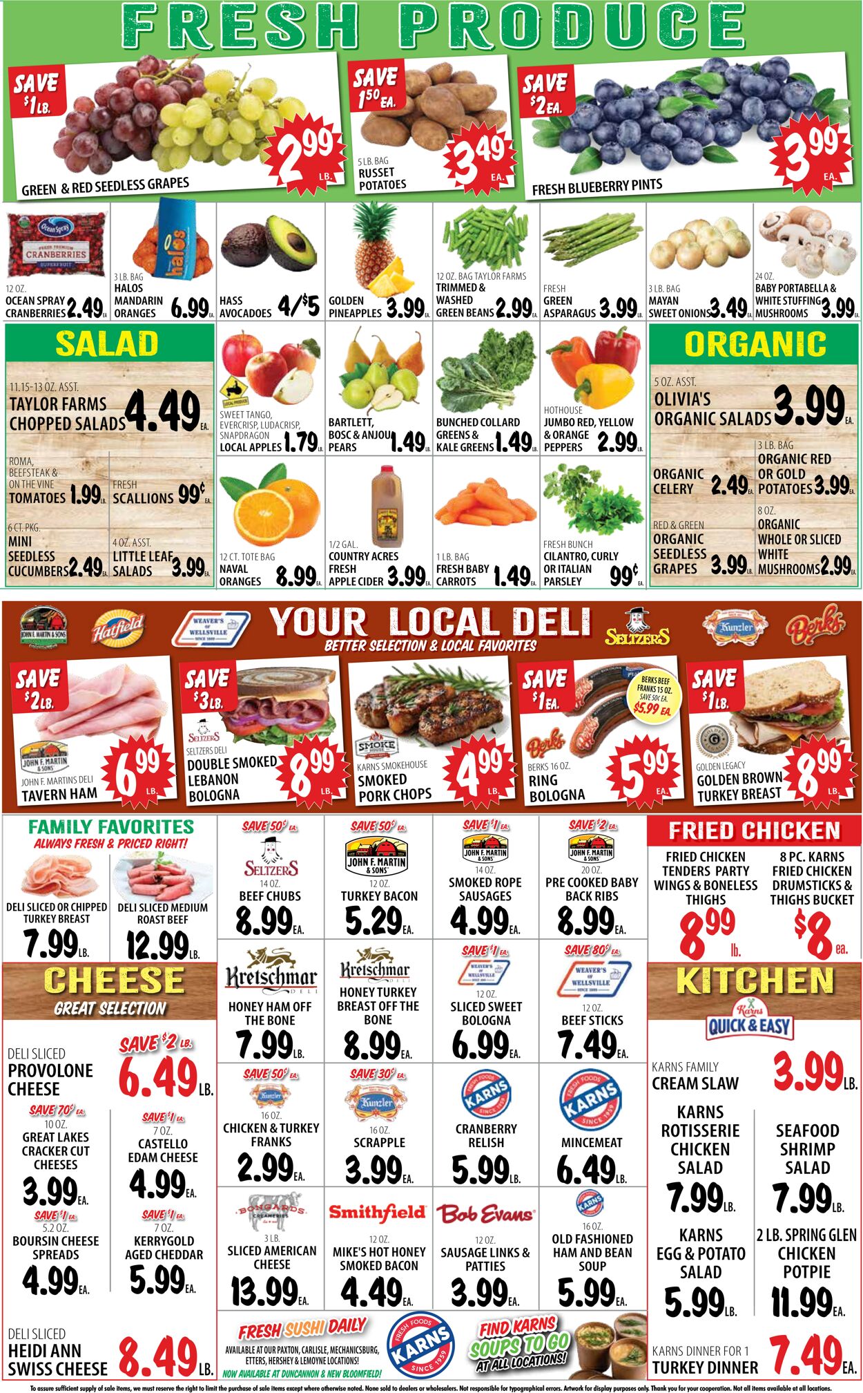 Catalogue Karns Quality Foods from 11/18/2025