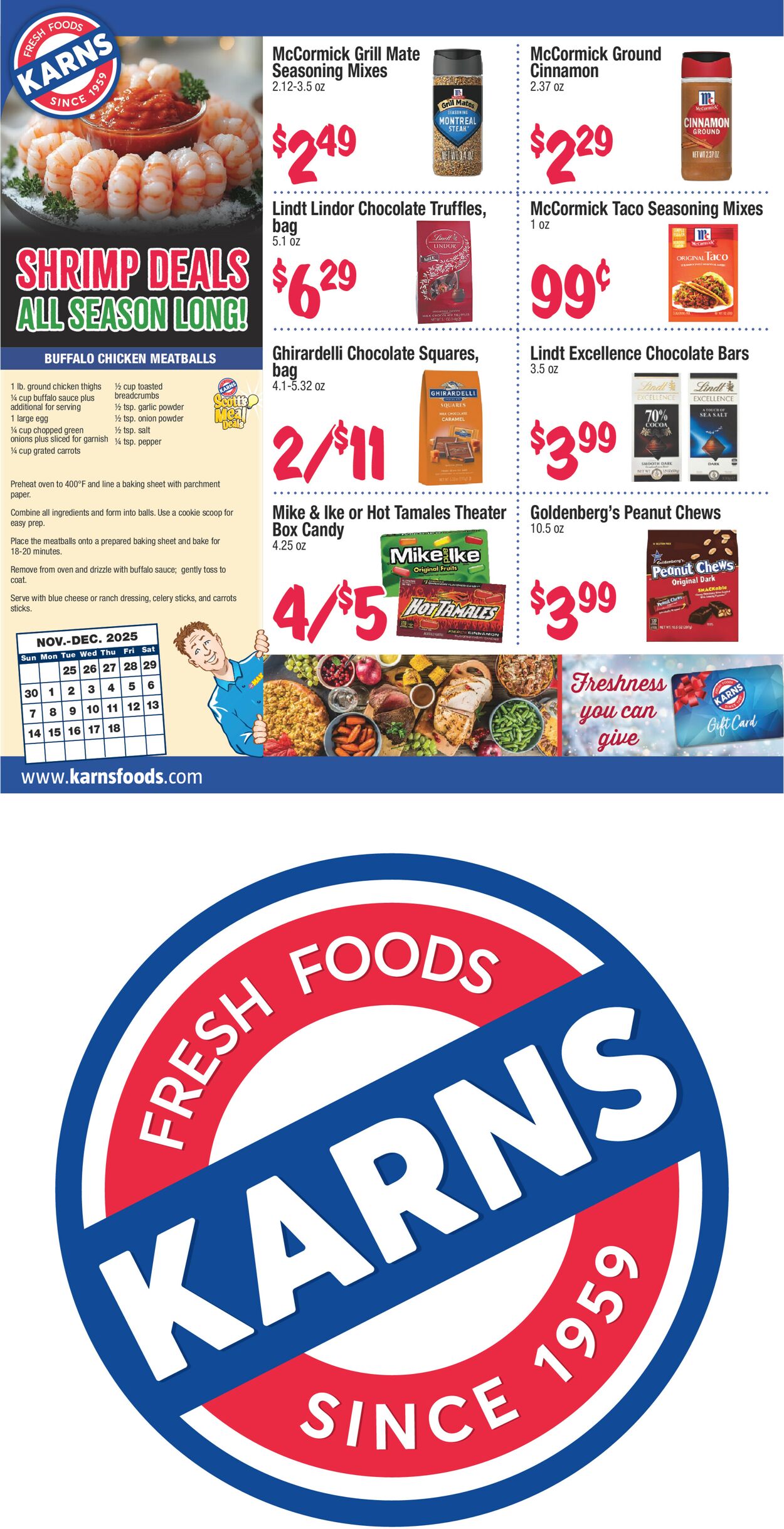 Catalogue Karns Quality Foods from 11/25/2025