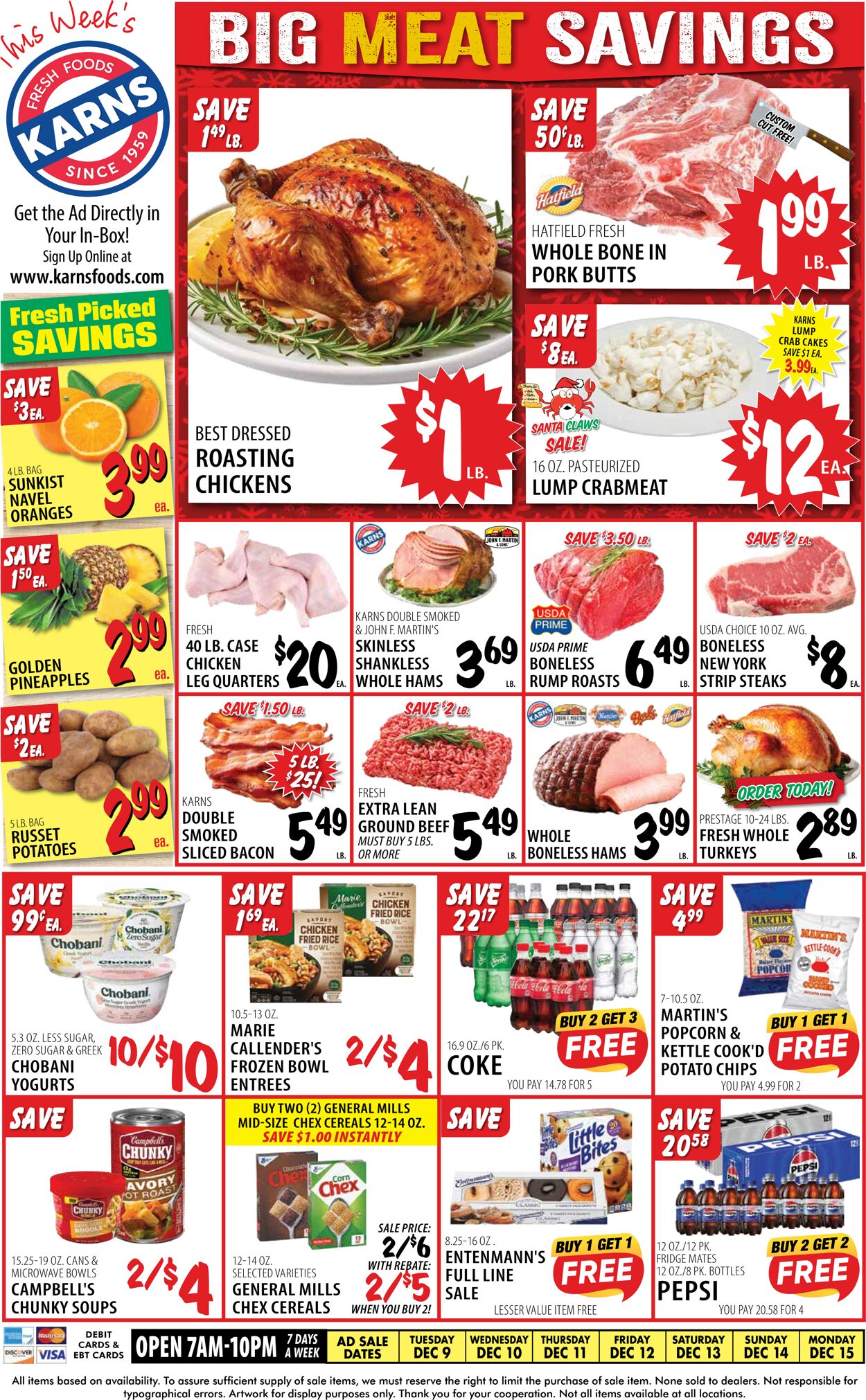 Catalogue Karns Quality Foods from 12/09/2025
