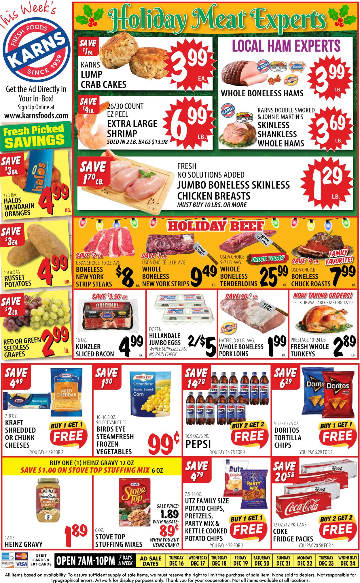 Catalogue Karns Quality Foods from 12/16/2025