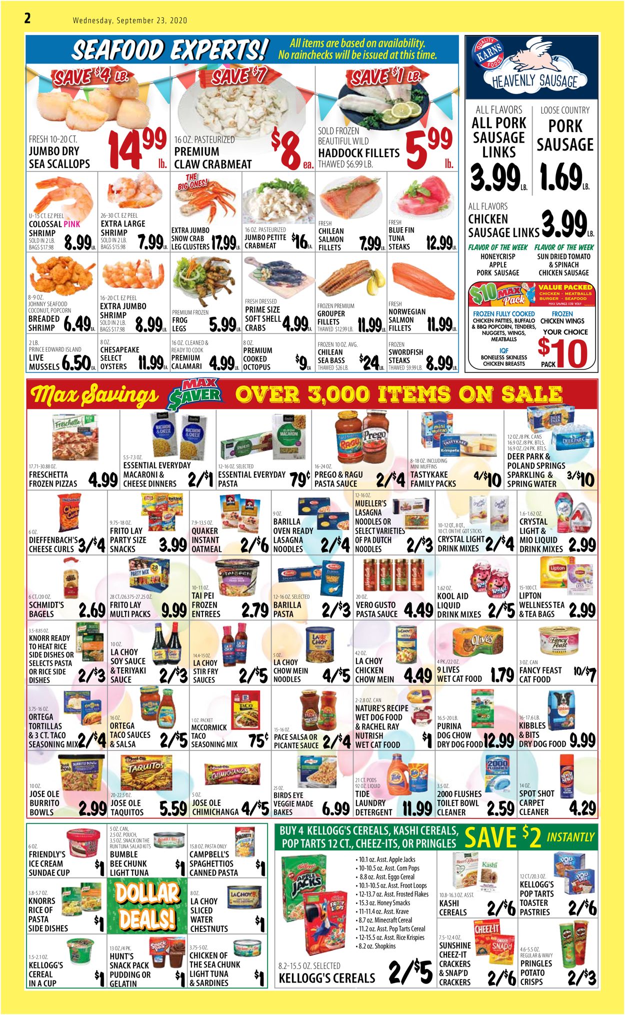 Catalogue Karns Quality Foods from 09/22/2020