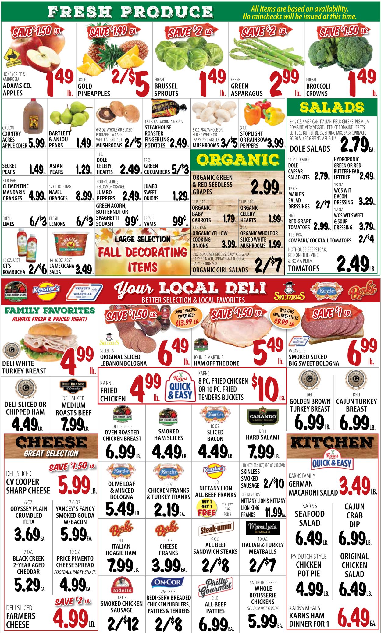 Catalogue Karns Quality Foods from 09/29/2020