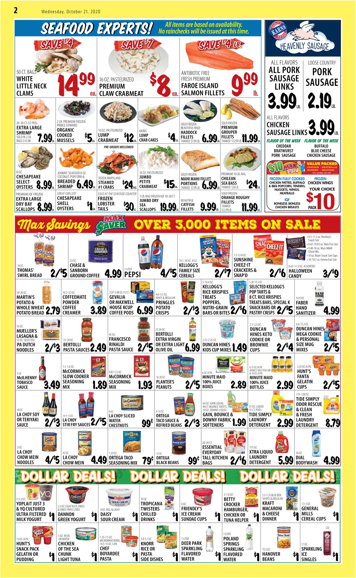 Catalogue Karns Quality Foods from 10/20/2020