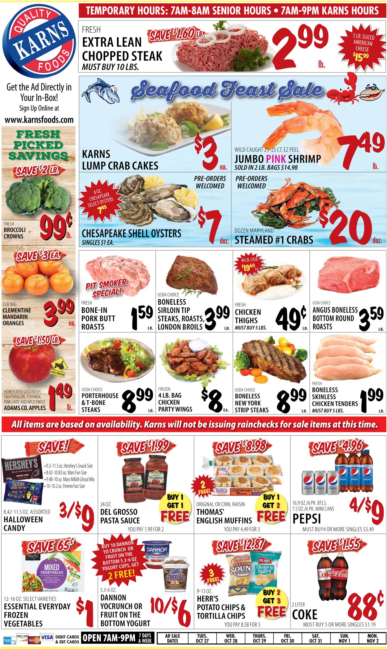 Catalogue Karns Quality Foods from 10/27/2020
