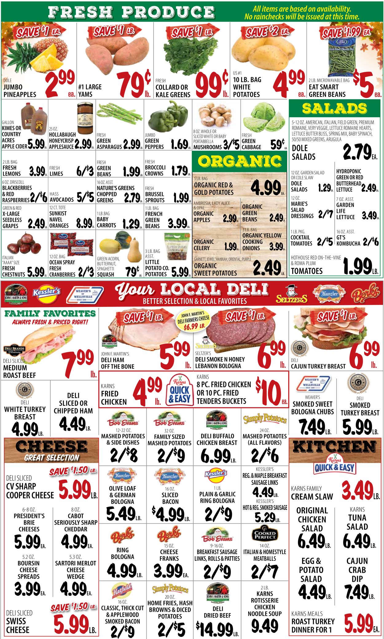 Catalogue Karns Quality Foods Thanksgiving 2020 from 11/24/2020