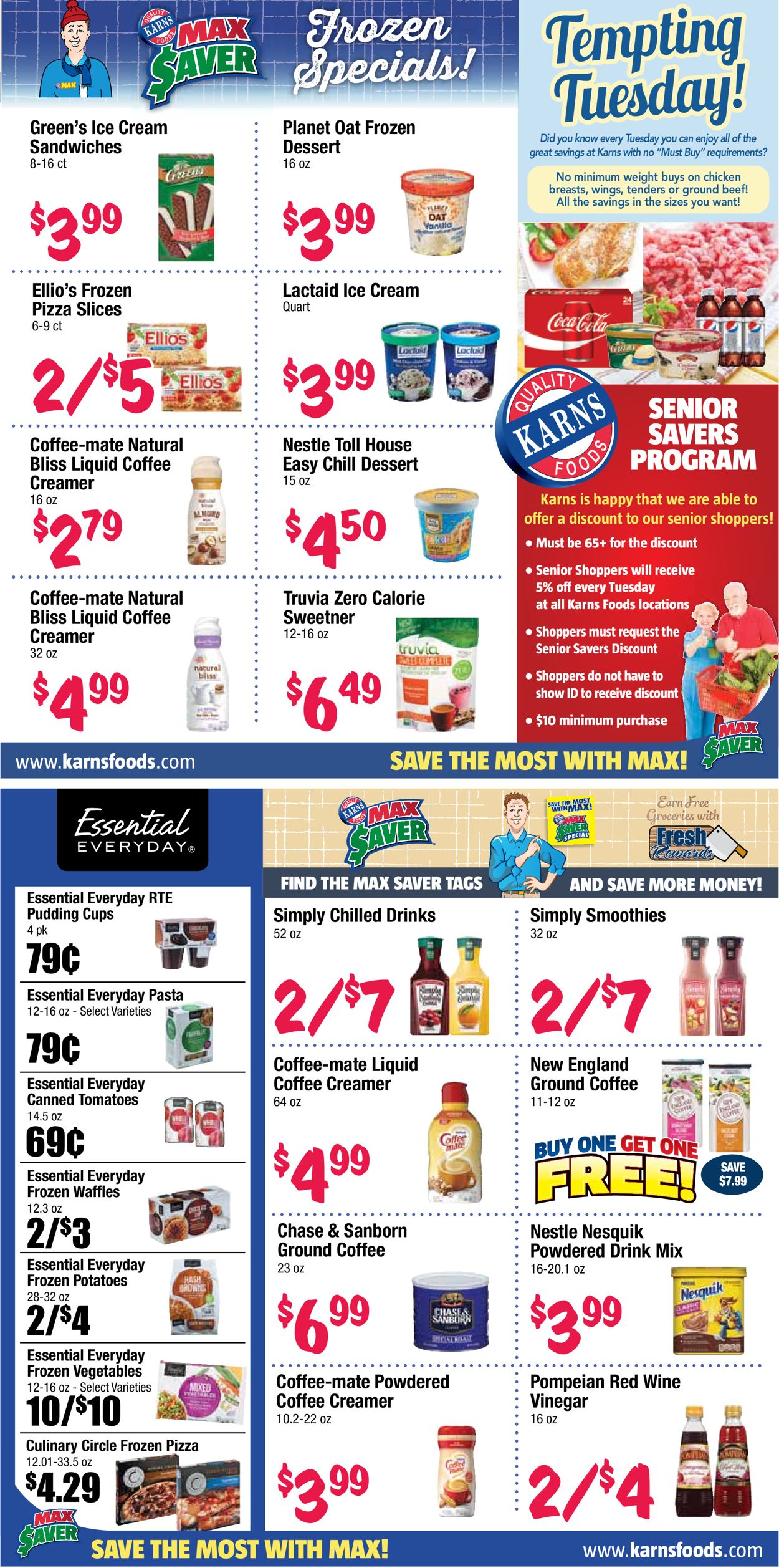 Catalogue Karns Quality Foods from 12/29/2020