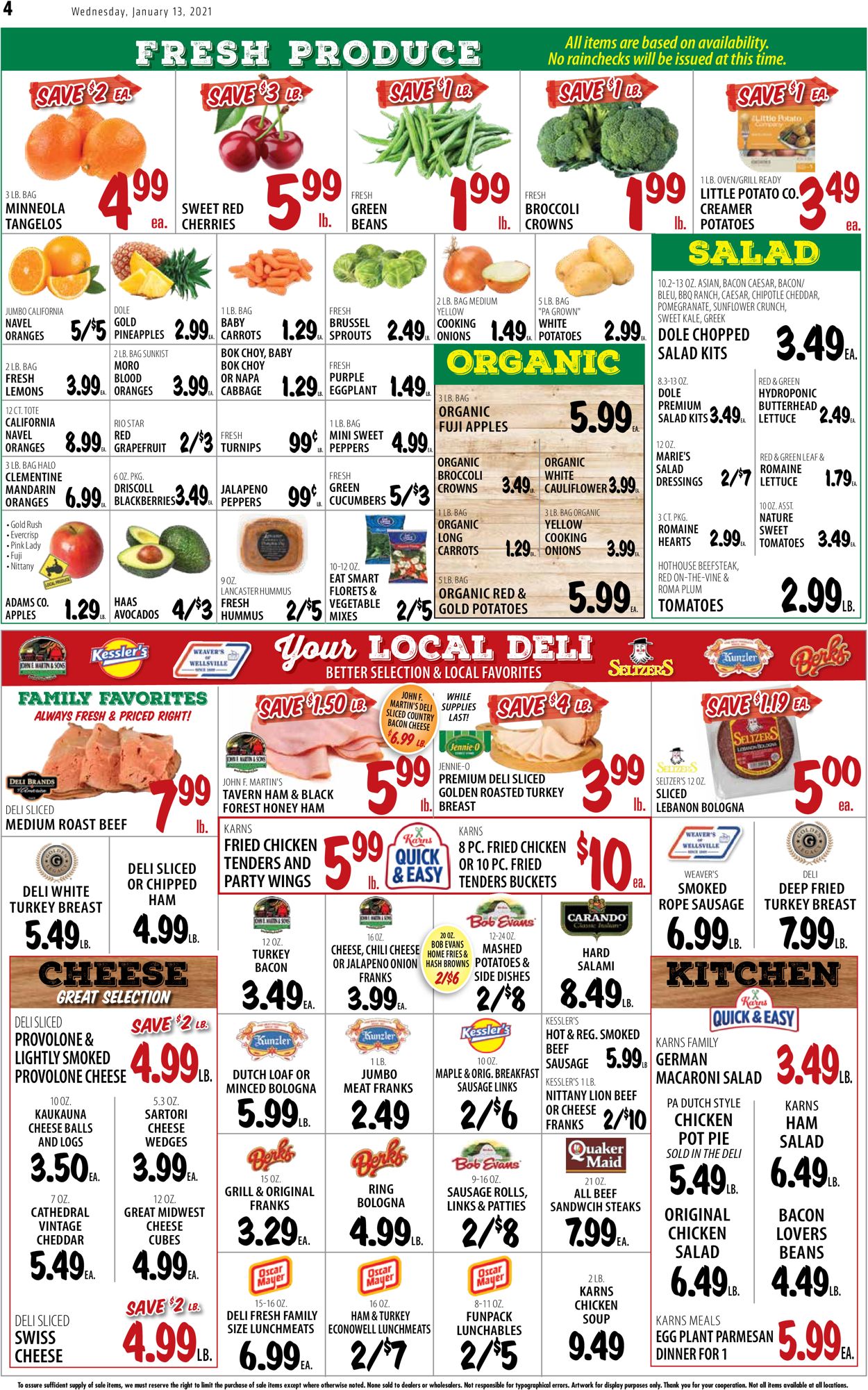 Catalogue Karns Quality Foods from 01/12/2021