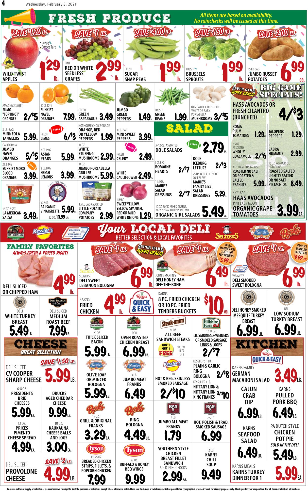 Catalogue Karns Quality Foods from 02/02/2021