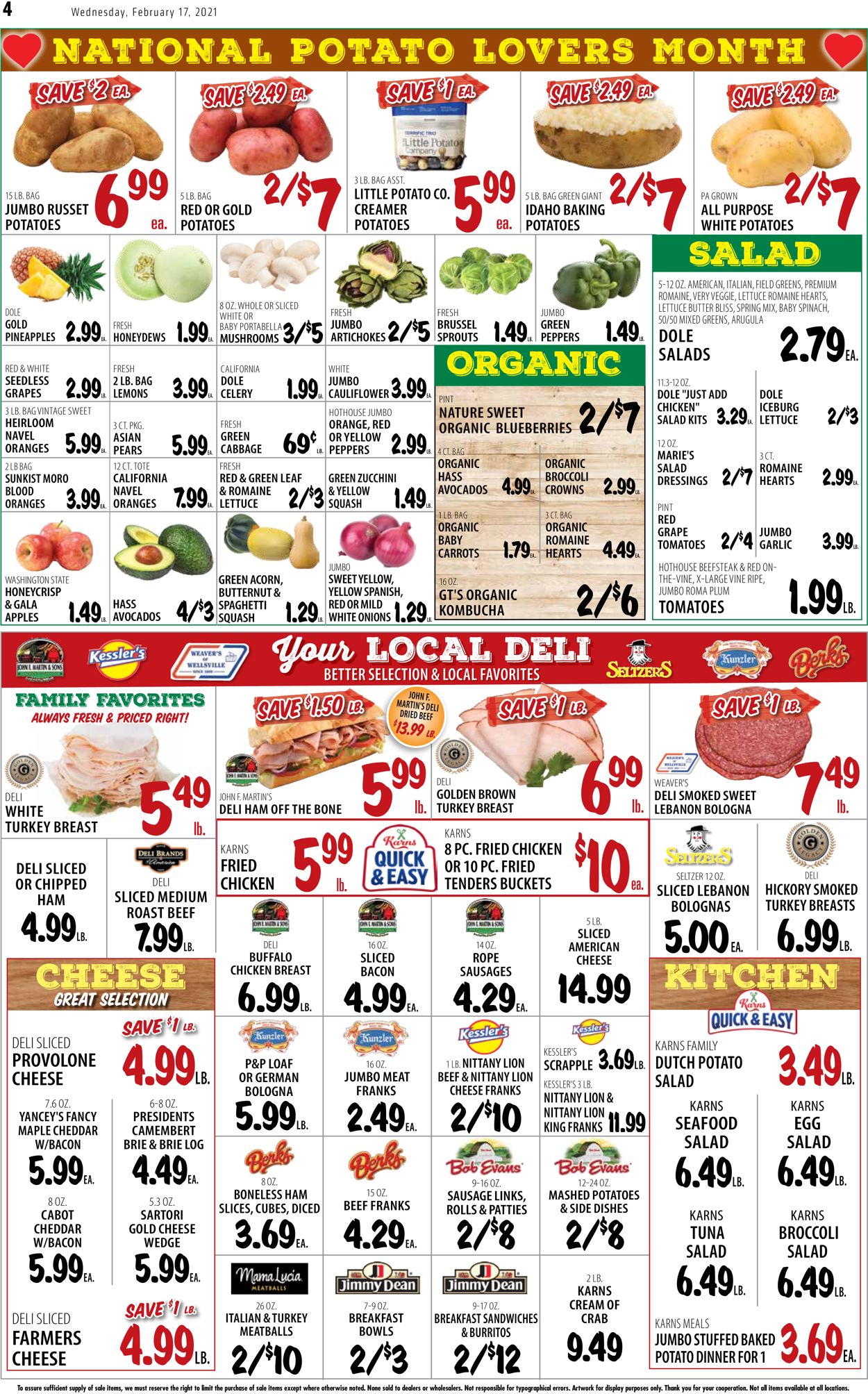 Catalogue Karns Quality Foods from 02/16/2021