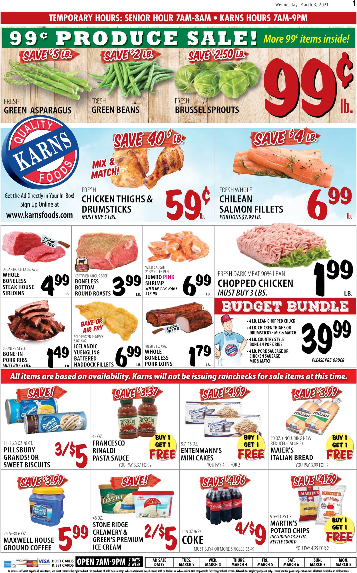 Catalogue Karns Quality Foods from 03/02/2021