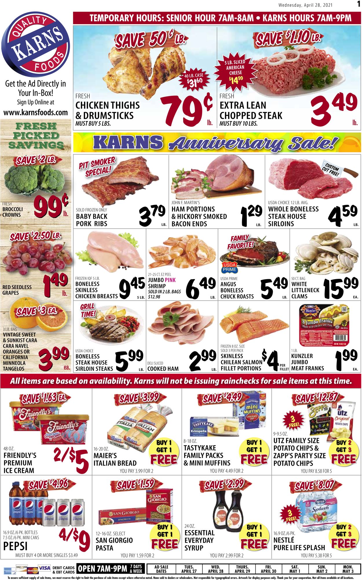 Catalogue Karns Quality Foods from 04/27/2021