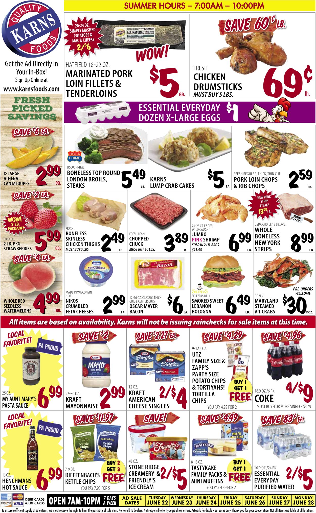 Catalogue Karns Quality Foods from 06/22/2021