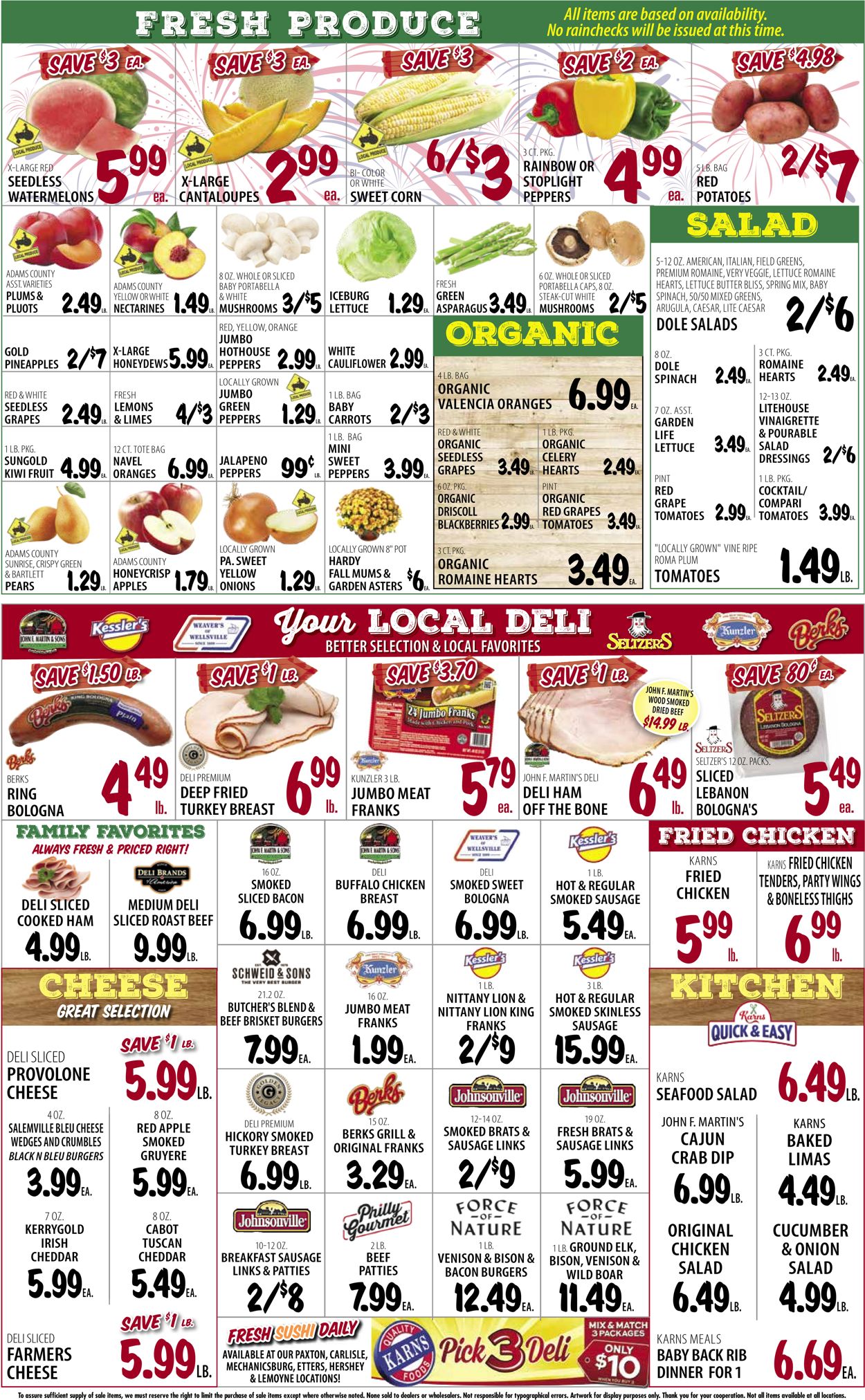 Catalogue Karns Quality Foods from 08/31/2021