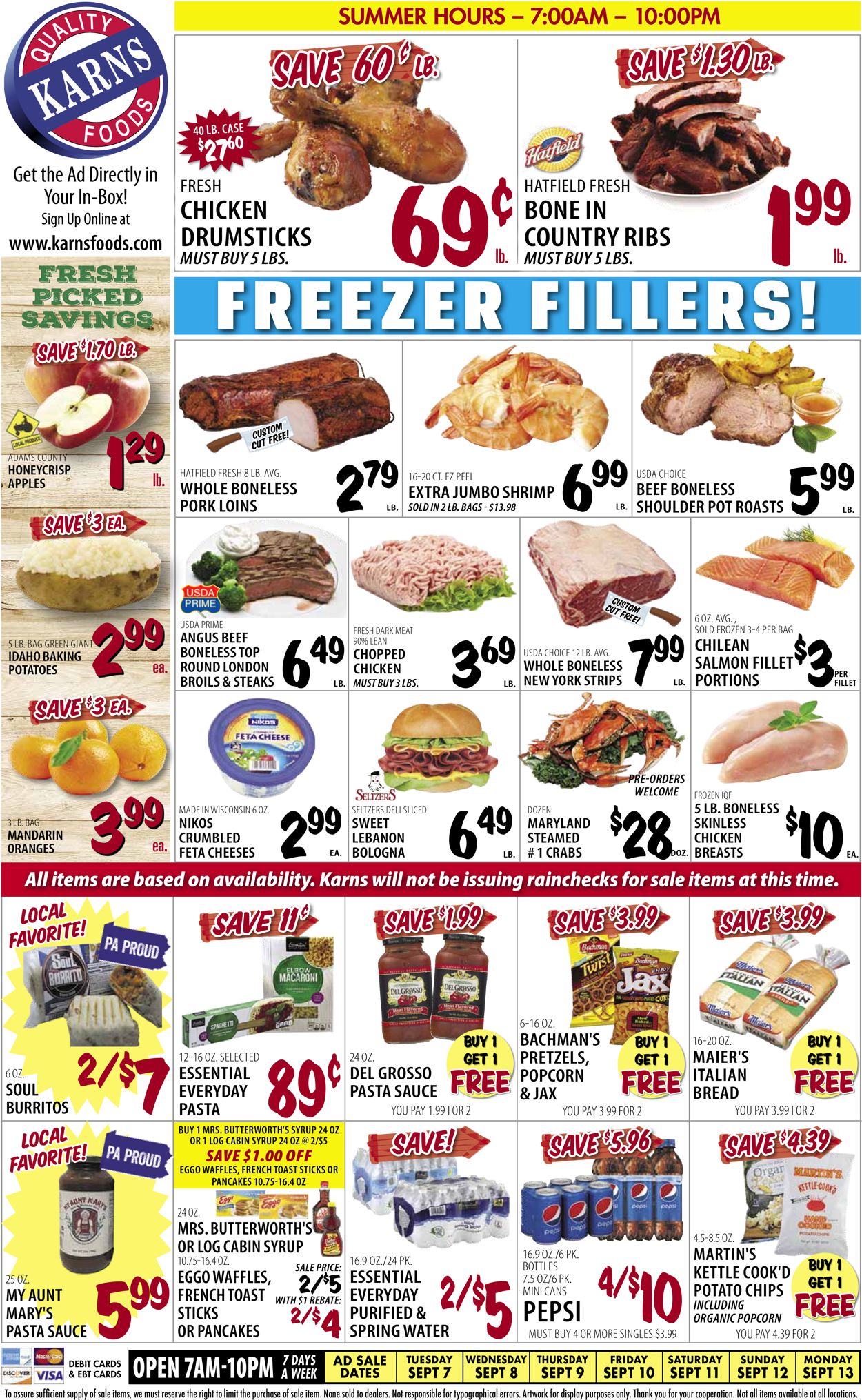 Catalogue Karns Quality Foods from 09/07/2021