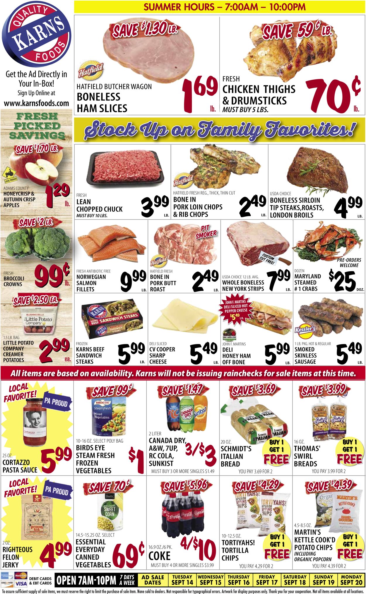 Catalogue Karns Quality Foods from 09/14/2021