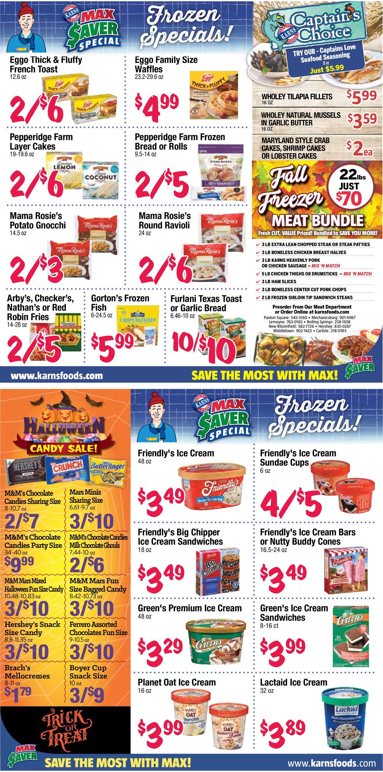 Catalogue Karns Quality Foods Halloween 2021 from 10/05/2021