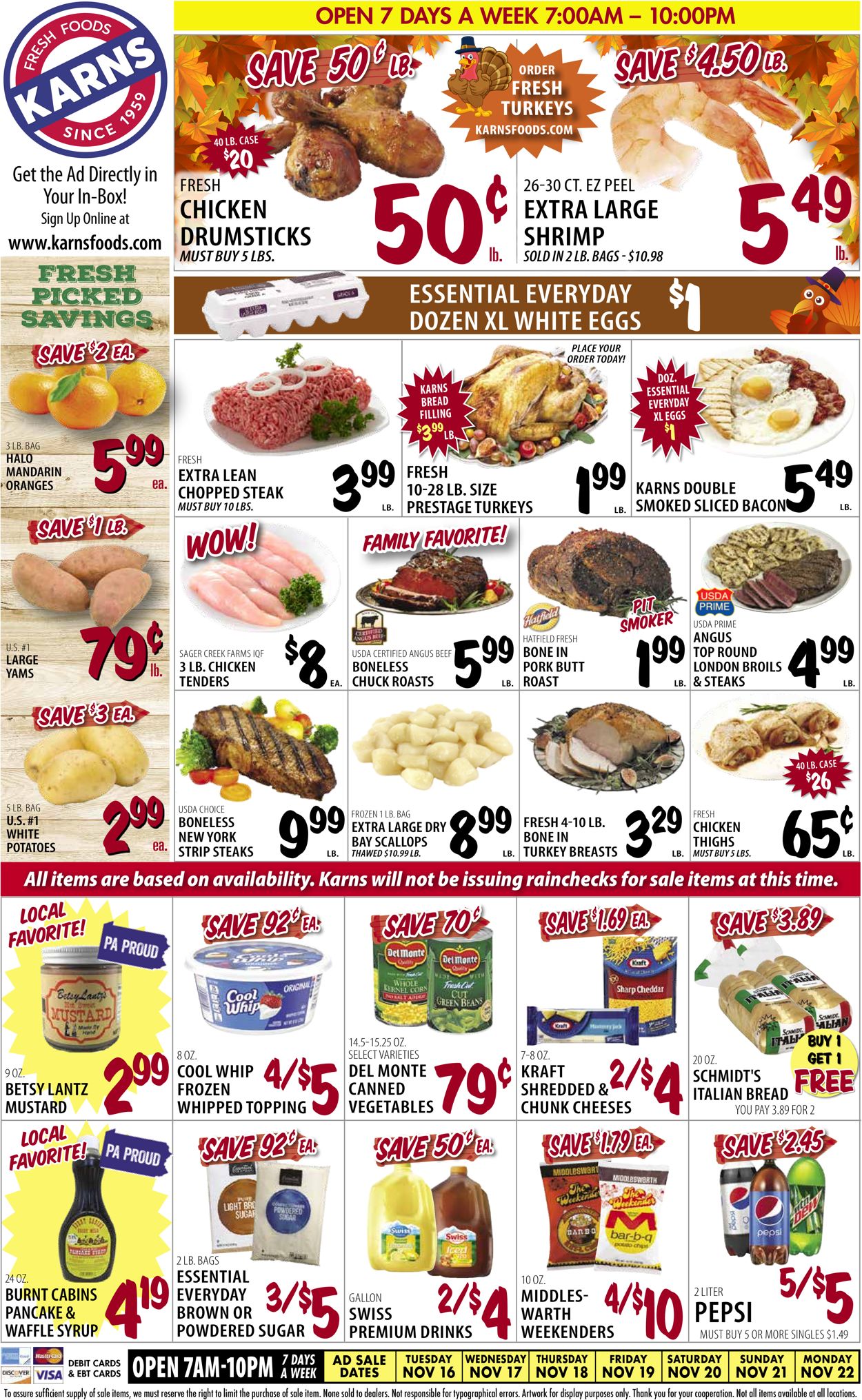 Catalogue Karns Quality Foods from 11/16/2021