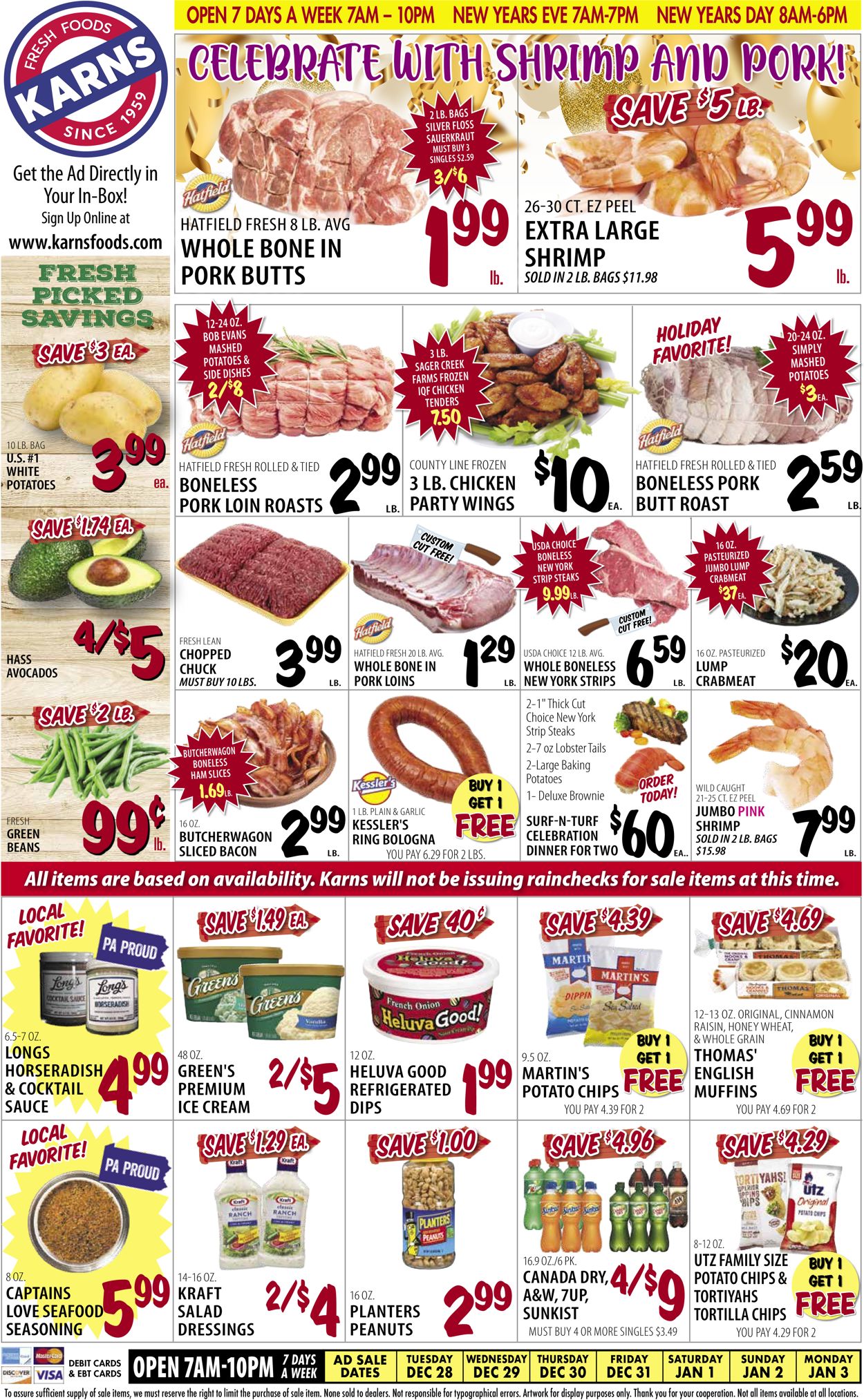 Catalogue Karns Quality Foods from 12/28/2021