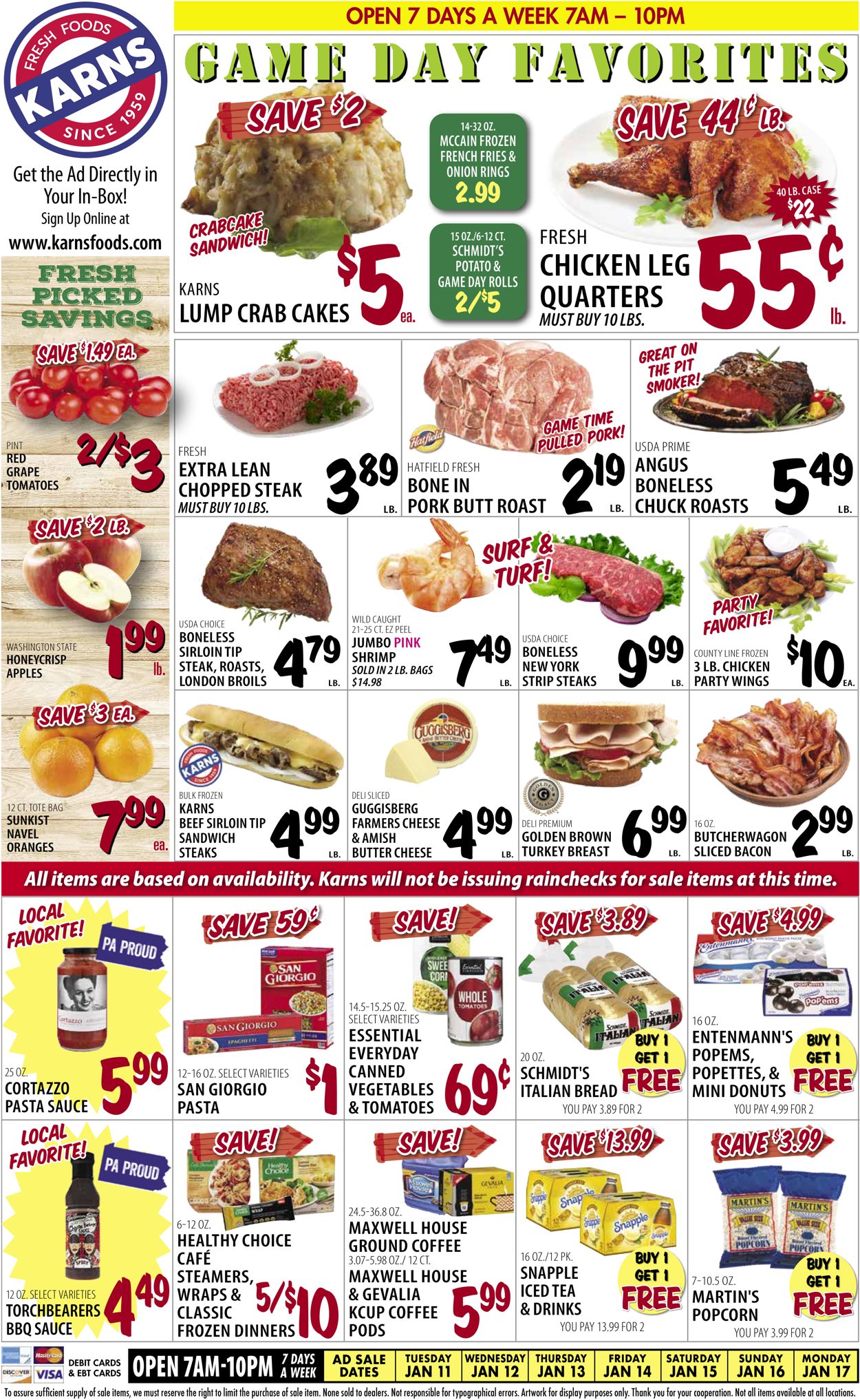 Catalogue Karns Quality Foods from 01/11/2022