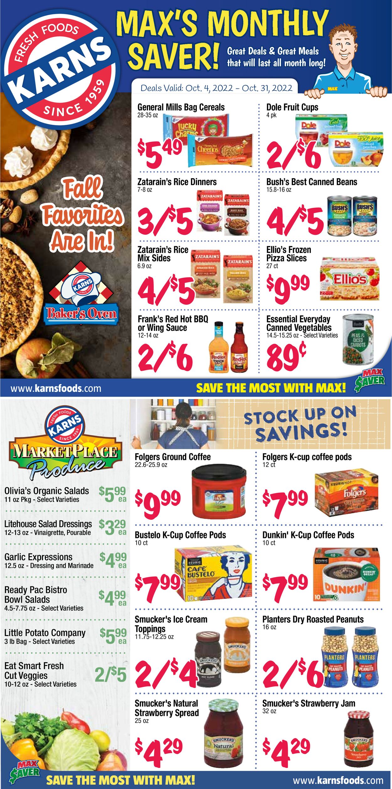 Catalogue Karns Quality Foods from 10/04/2022