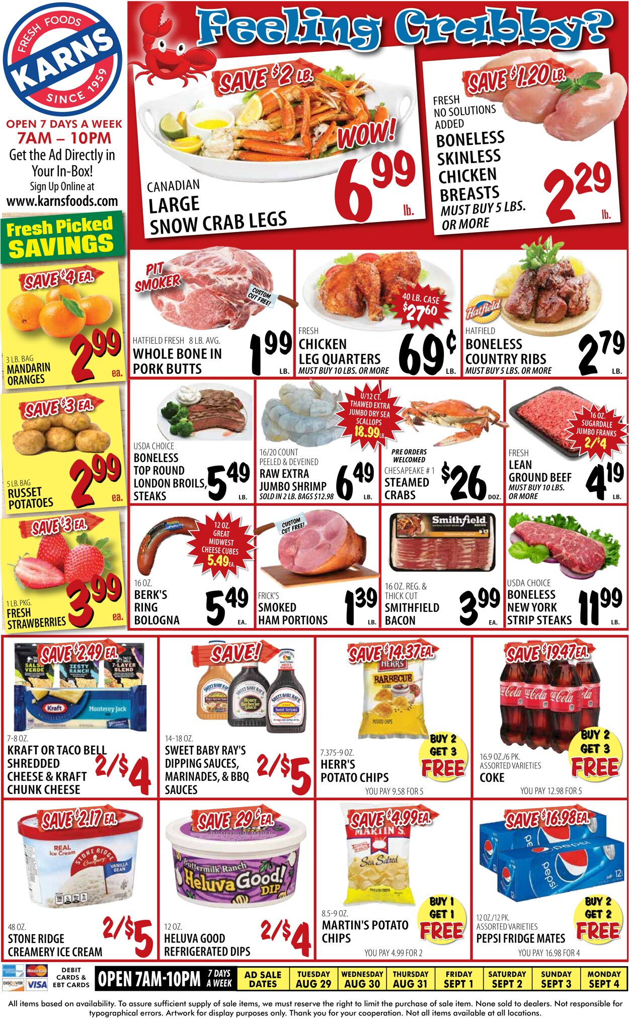 Catalogue Karns Quality Foods from 08/29/2023