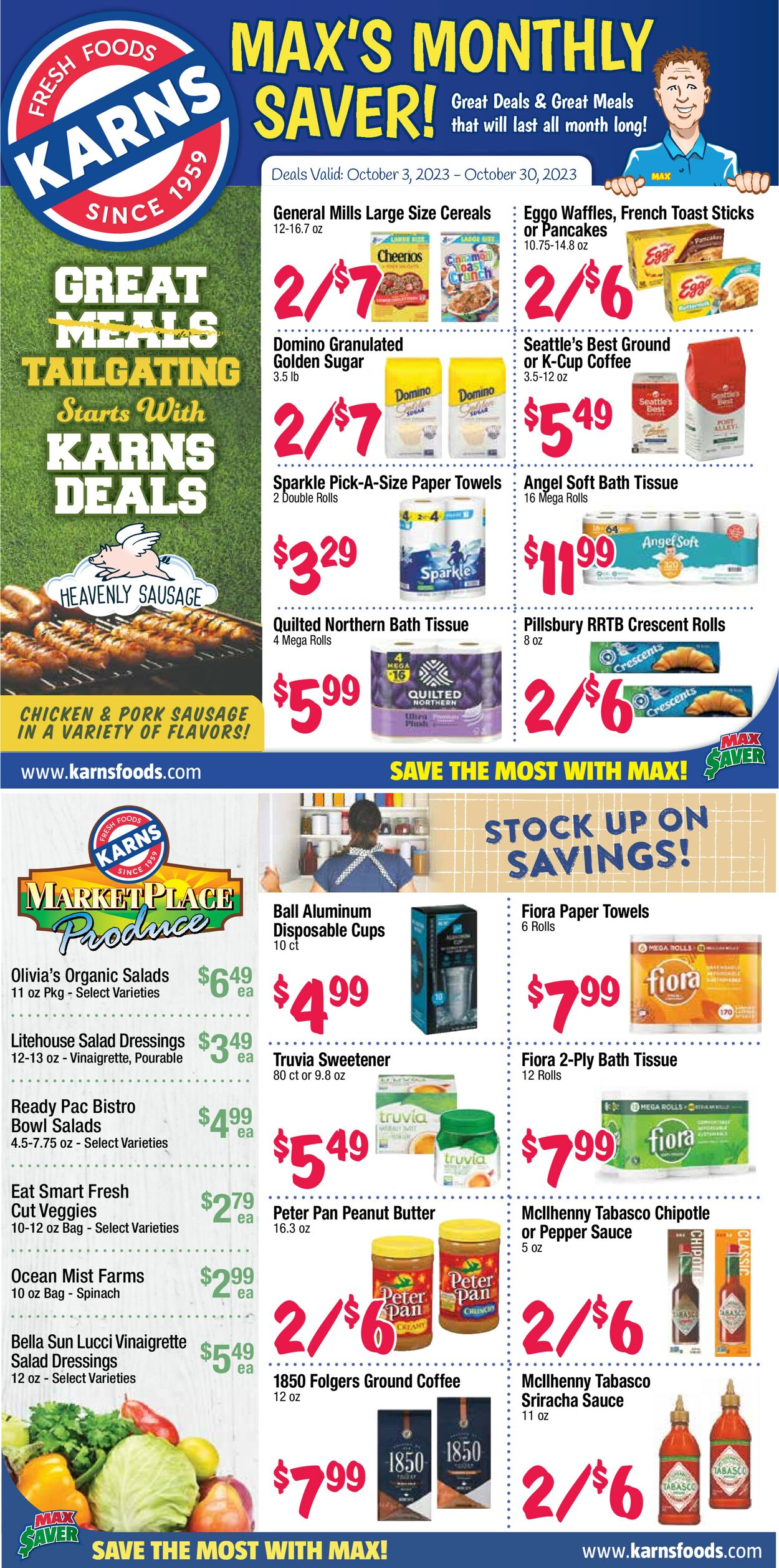 Catalogue Karns Quality Foods from 10/03/2023