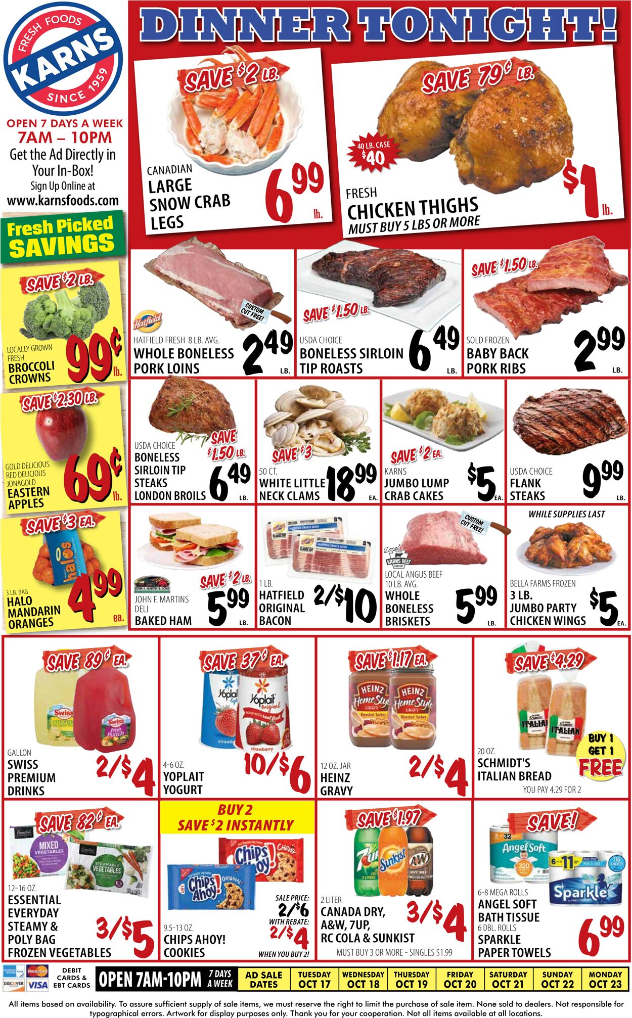 Catalogue Karns Quality Foods from 10/17/2023