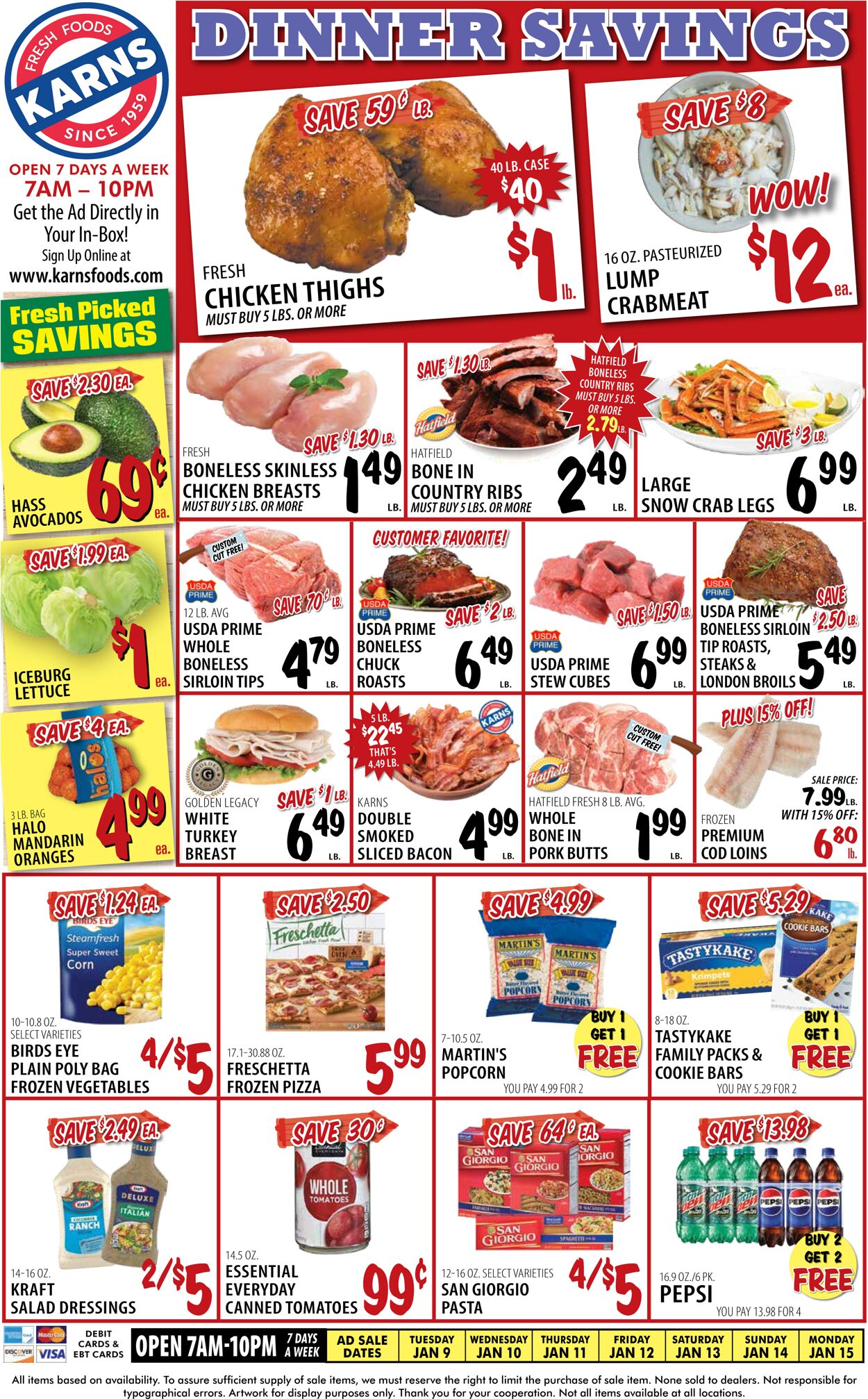 Catalogue Karns Quality Foods from 01/09/2024