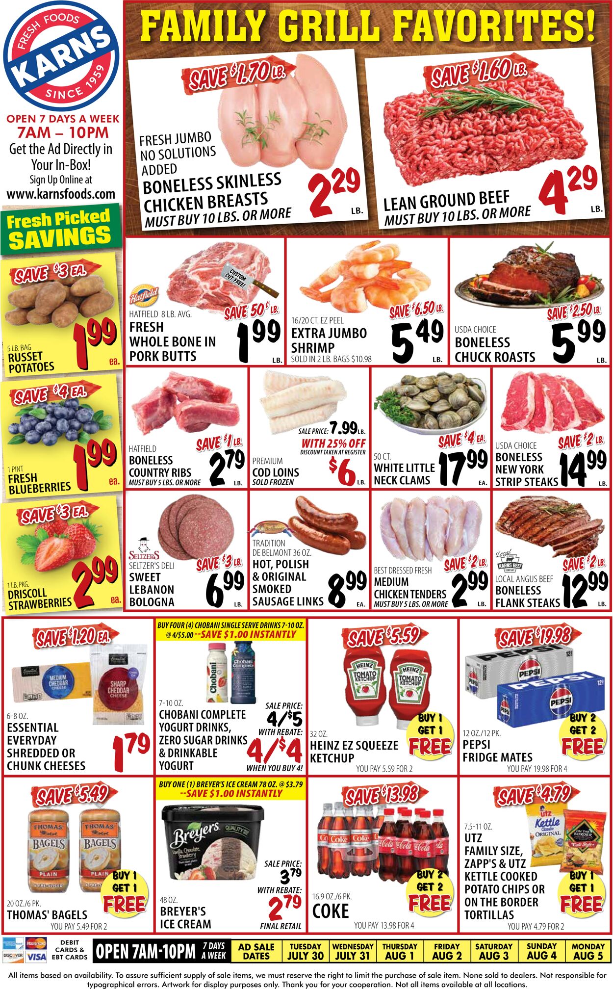 Catalogue Karns Quality Foods from 07/30/2024