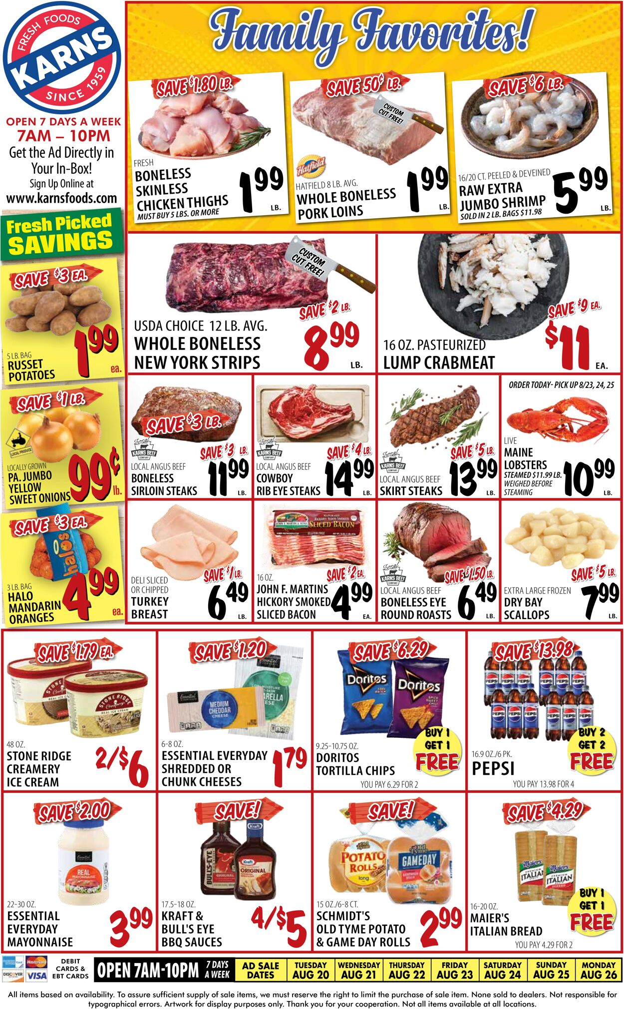 Catalogue Karns Quality Foods from 08/20/2024