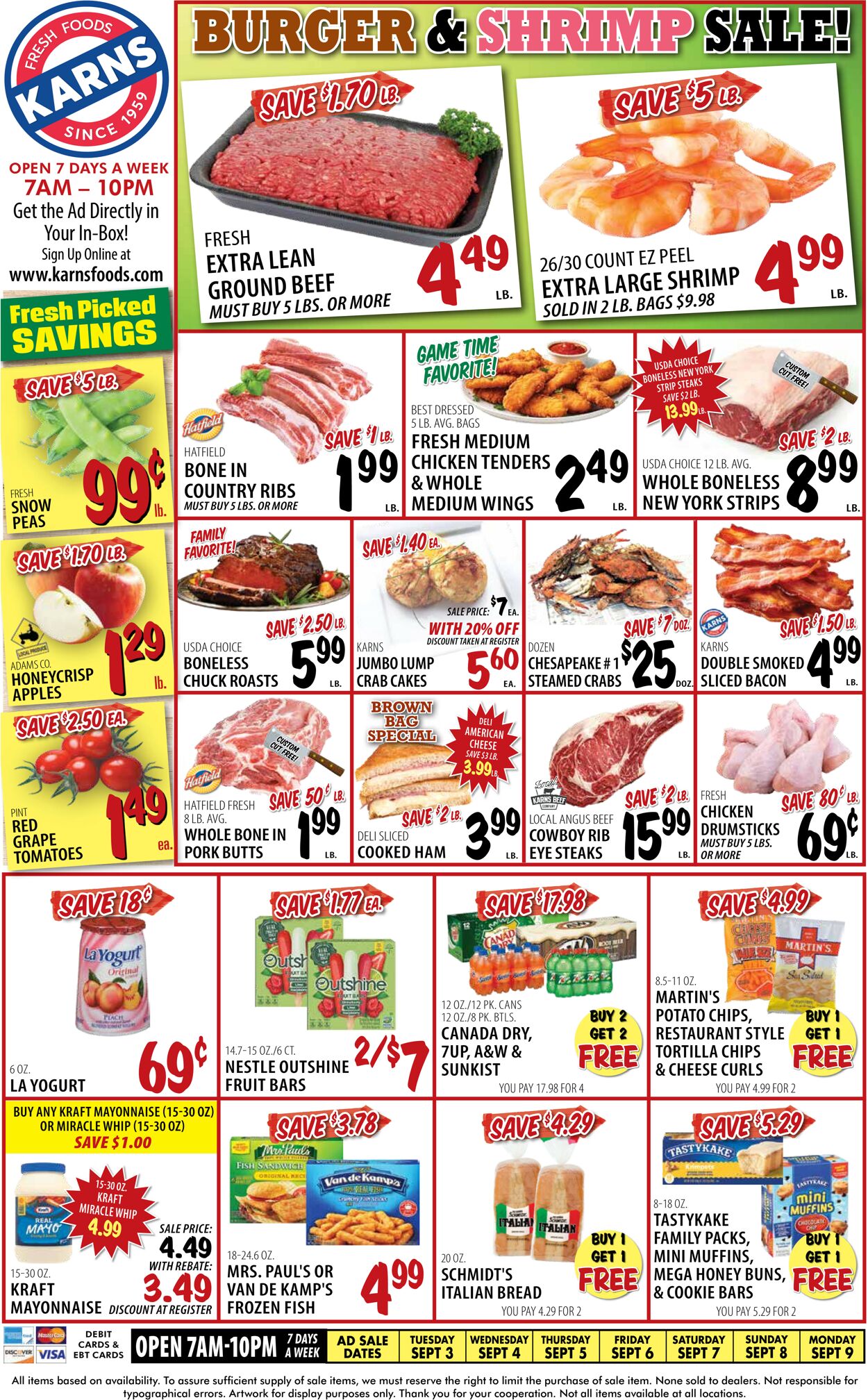 Catalogue Karns Quality Foods from 09/03/2024