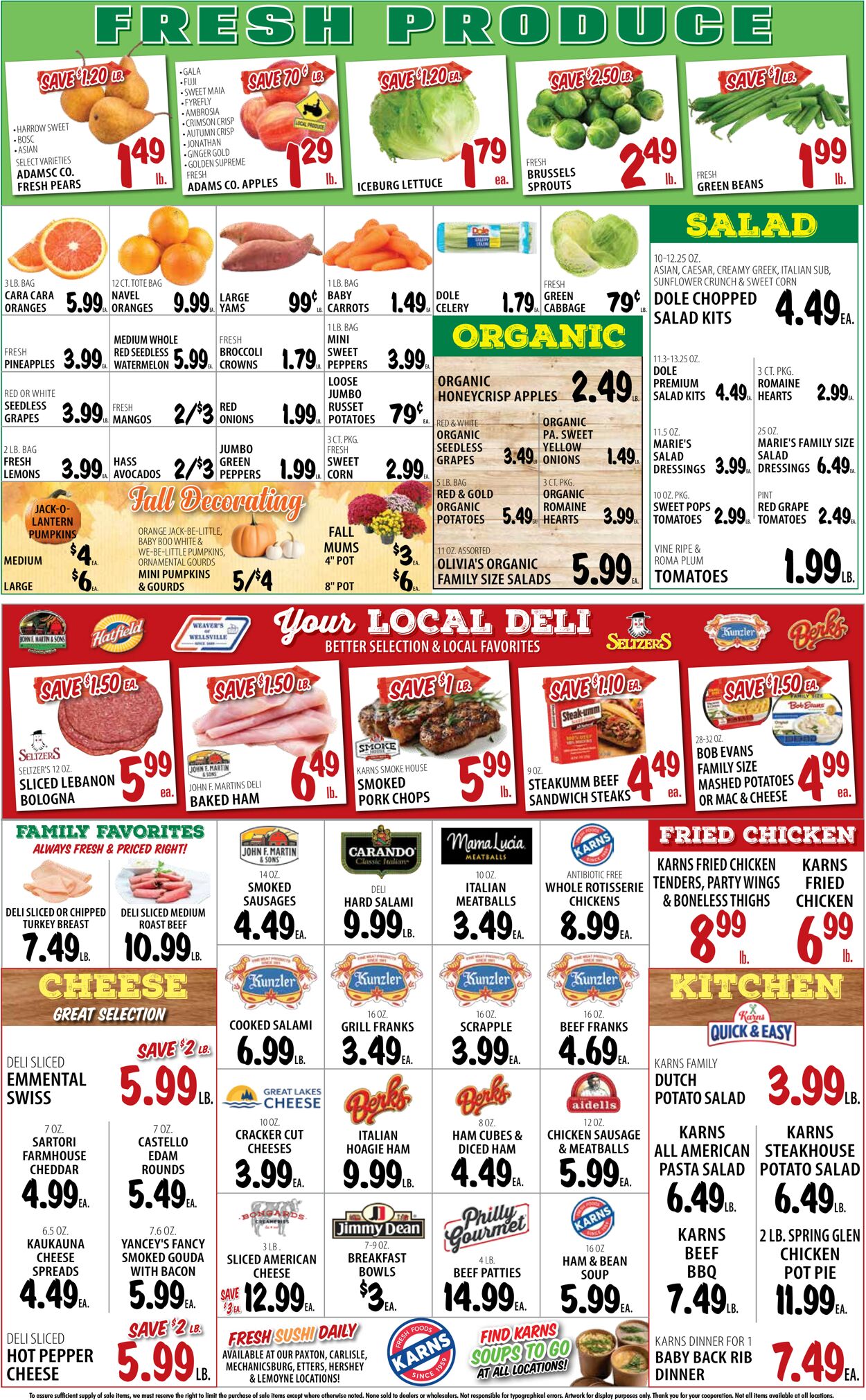 Catalogue Karns Quality Foods from 09/10/2024