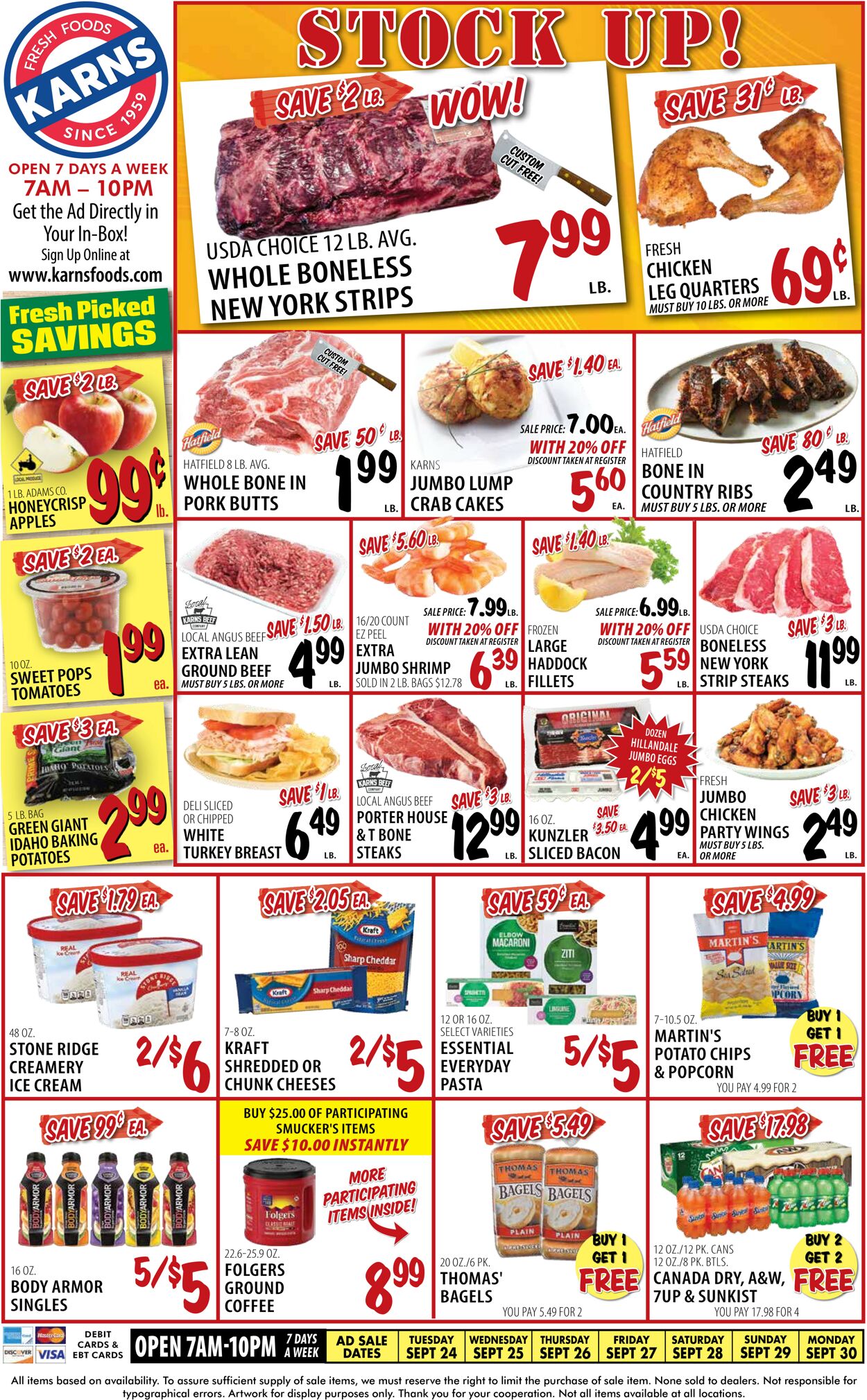 Catalogue Karns Quality Foods from 09/24/2024