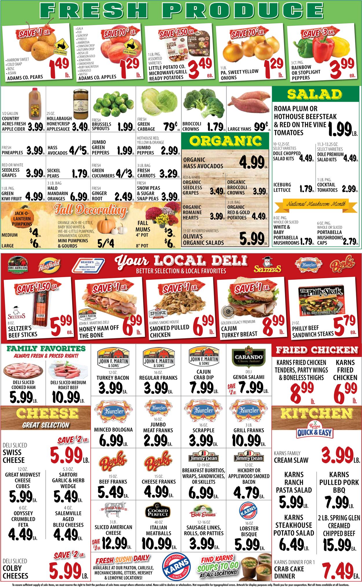 Catalogue Karns Quality Foods from 09/24/2024