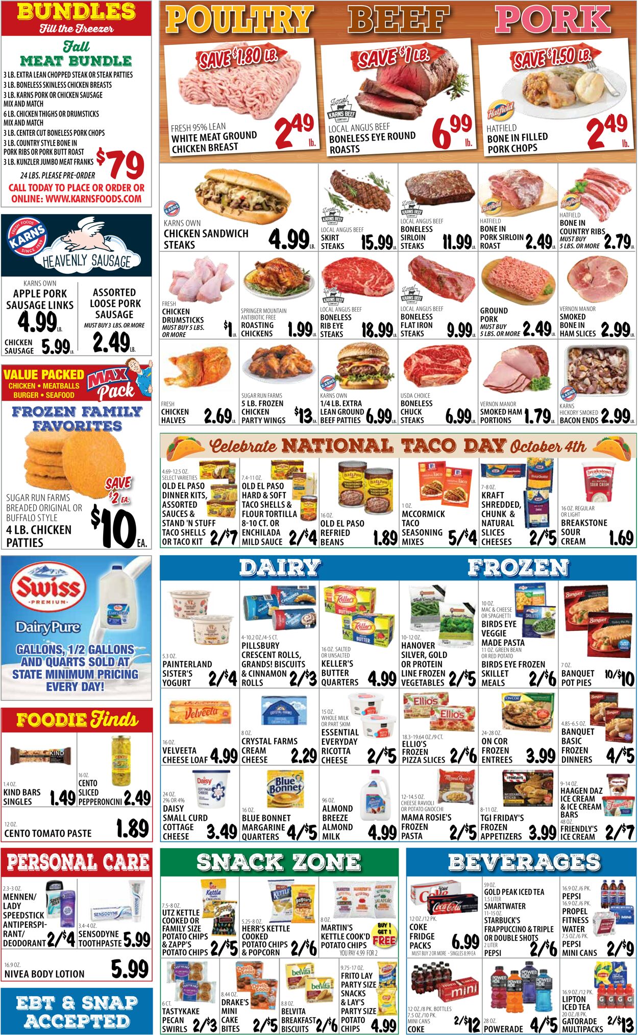 Catalogue Karns Quality Foods from 10/01/2024