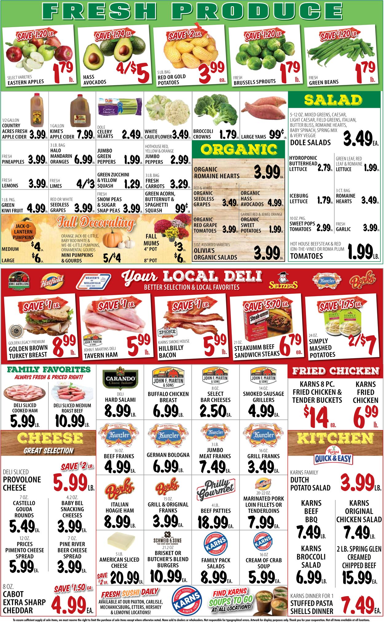 Catalogue Karns Quality Foods from 10/01/2024