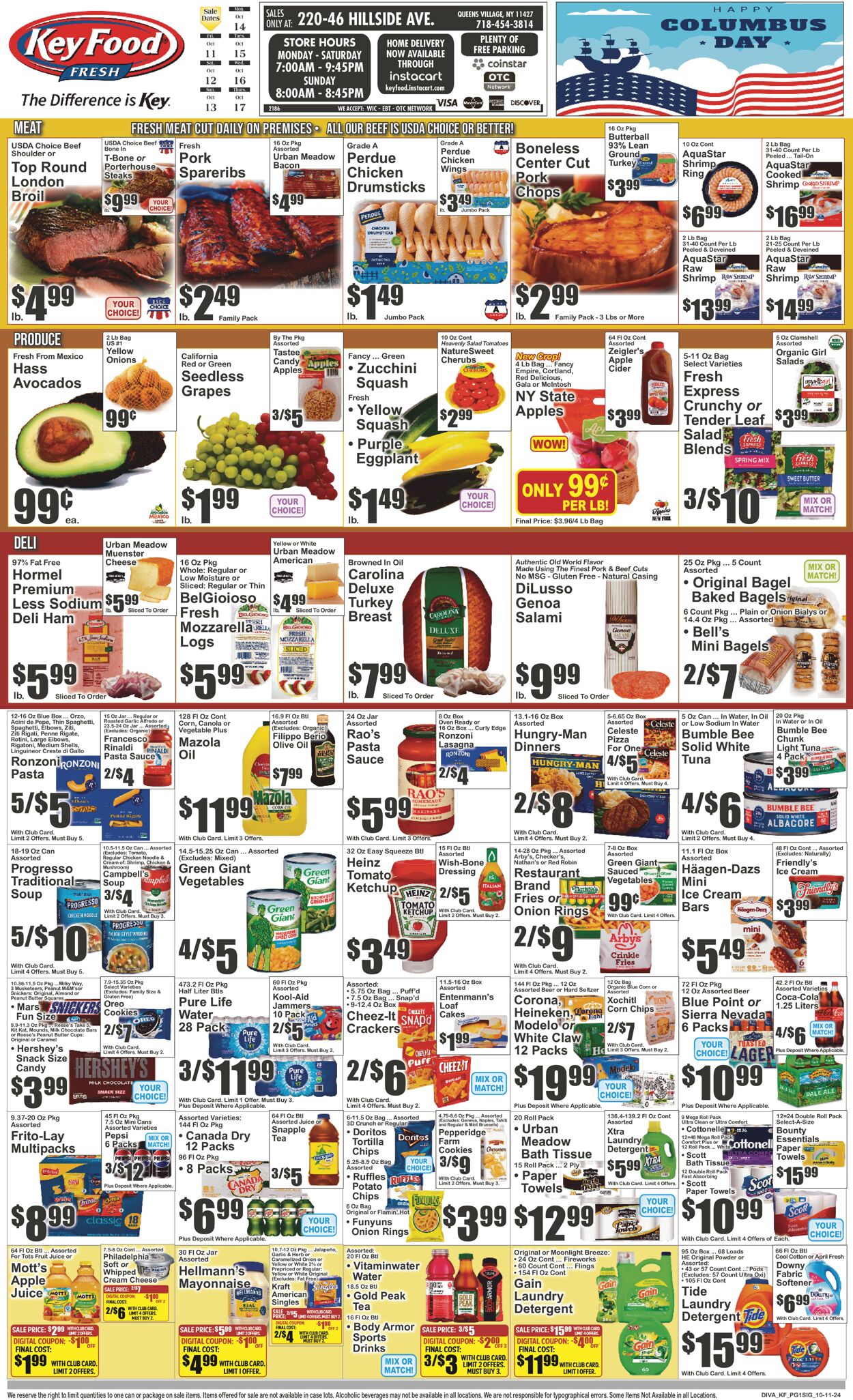 Catalogue Key Food from 10/11/2024